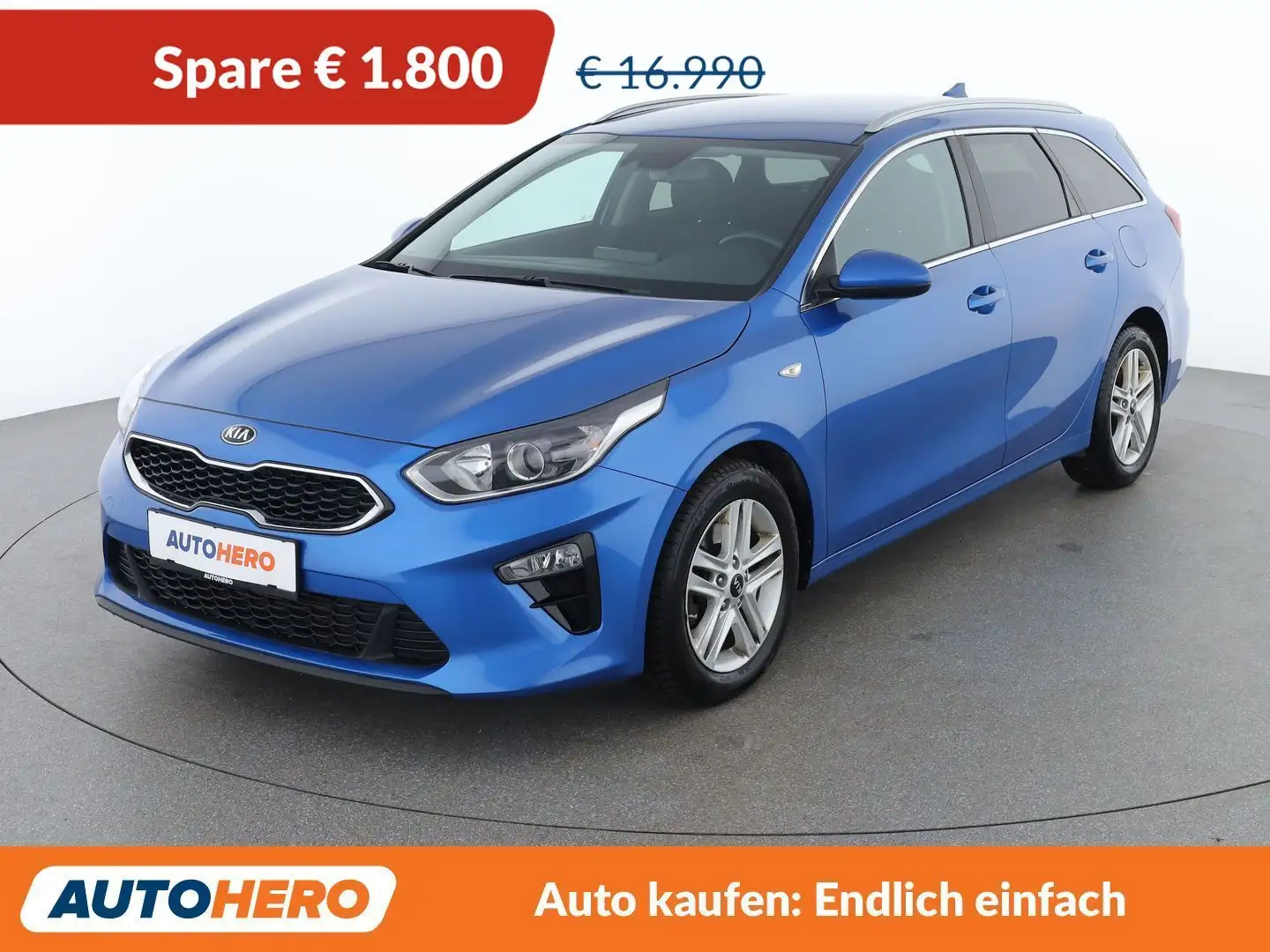 Kia Ceed / cee'd 1.5 TGDI Mild-Hybrid Silber Blau - 1