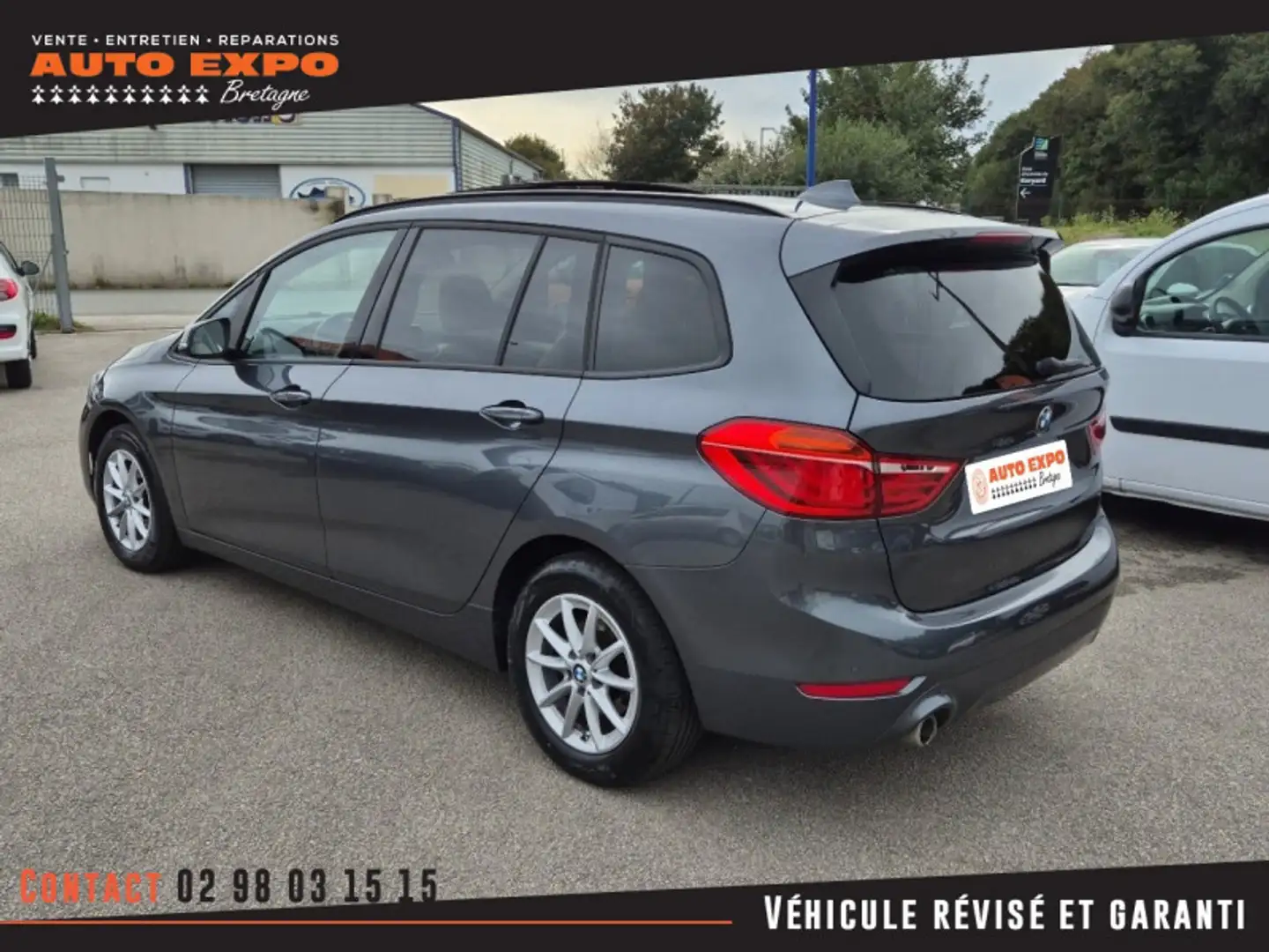 BMW 216 (F46) 216D 116CH  BUSINESS DESIGN 5 places Gris - 2