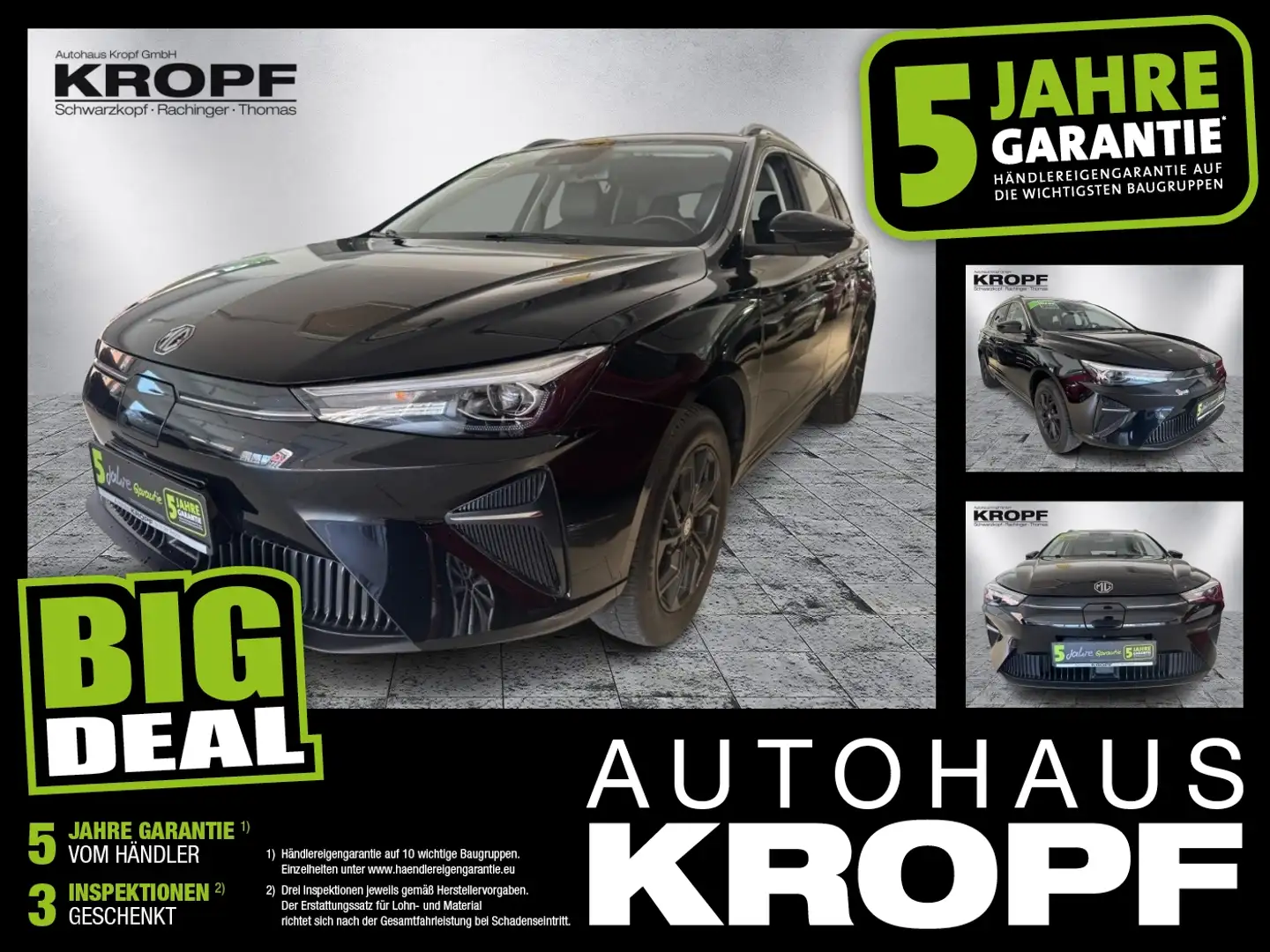 MG MG5 Elektromotor Maximale Lux Automatik / Navi Schwarz - 1