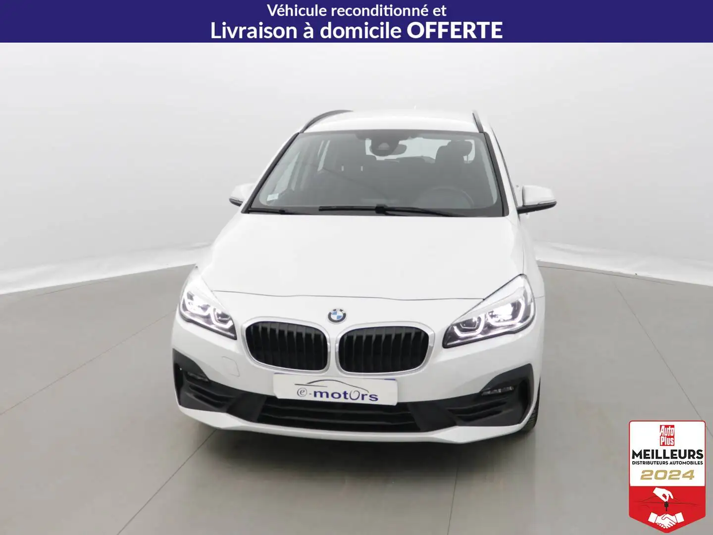 BMW 216 Gran Tourer 216d 116 DKG7 Lounge +GPS +Caméra Blanc - 2