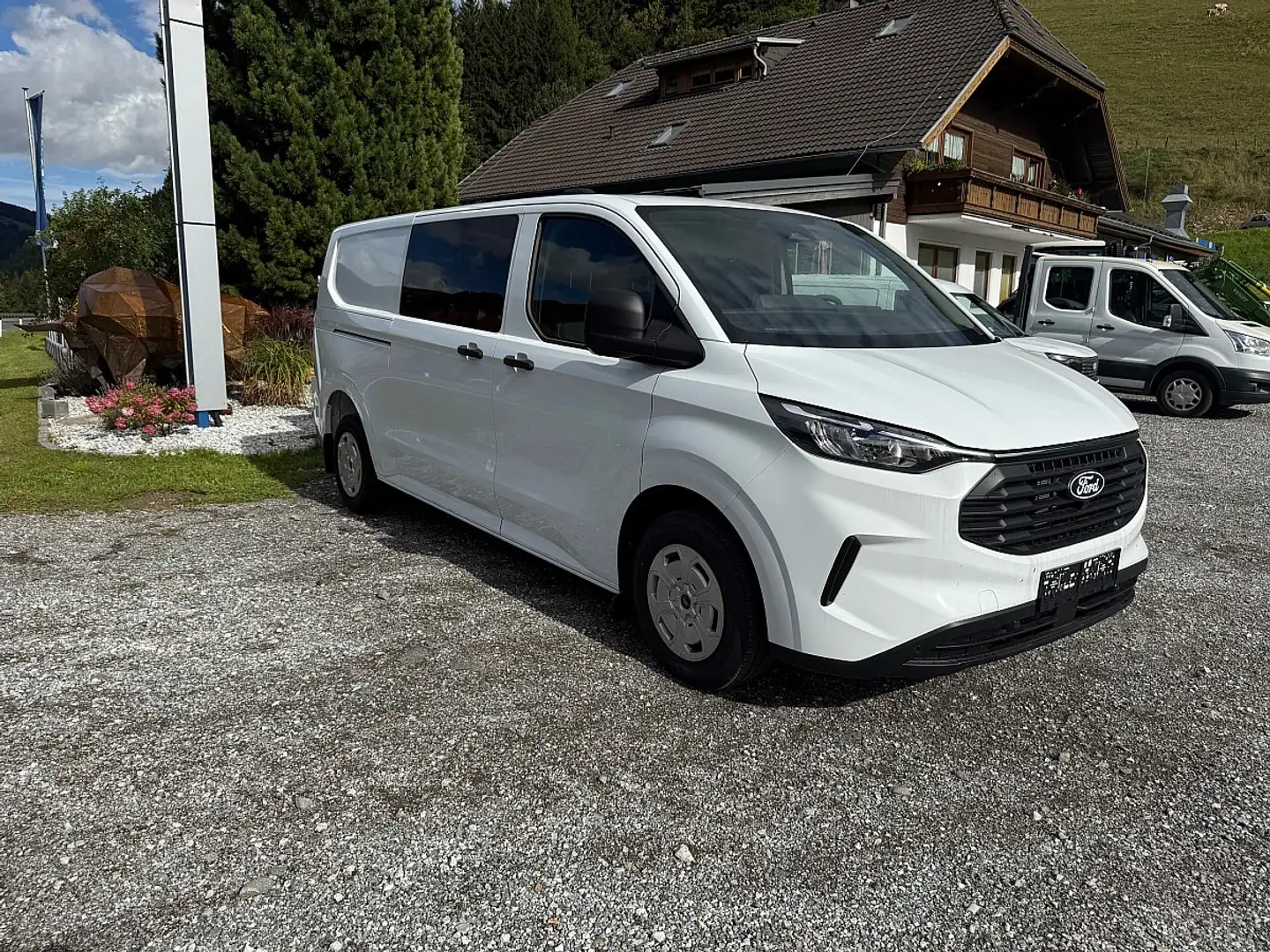 Ford Transit Custom Kastenwagen Doppelkabine 2,0 EcoBlue L2H1 320 T... Blanc - 2