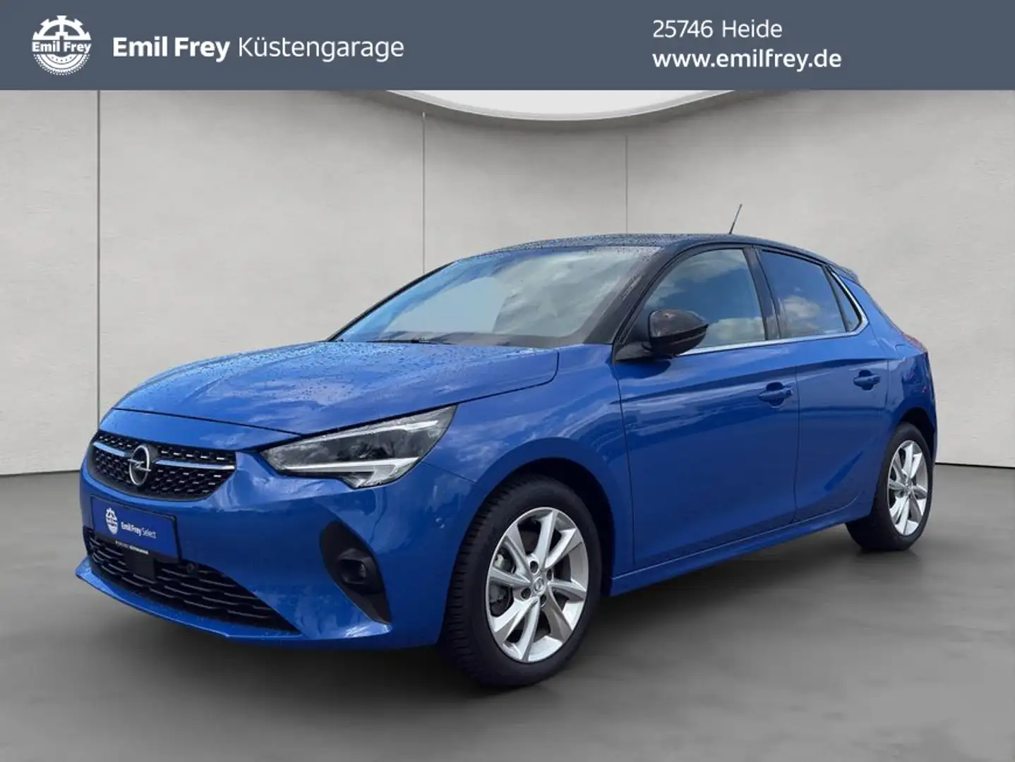 Opel Corsa 1.2 Direct Inj Turbo Automatik Elegance GJ Blauw - 1