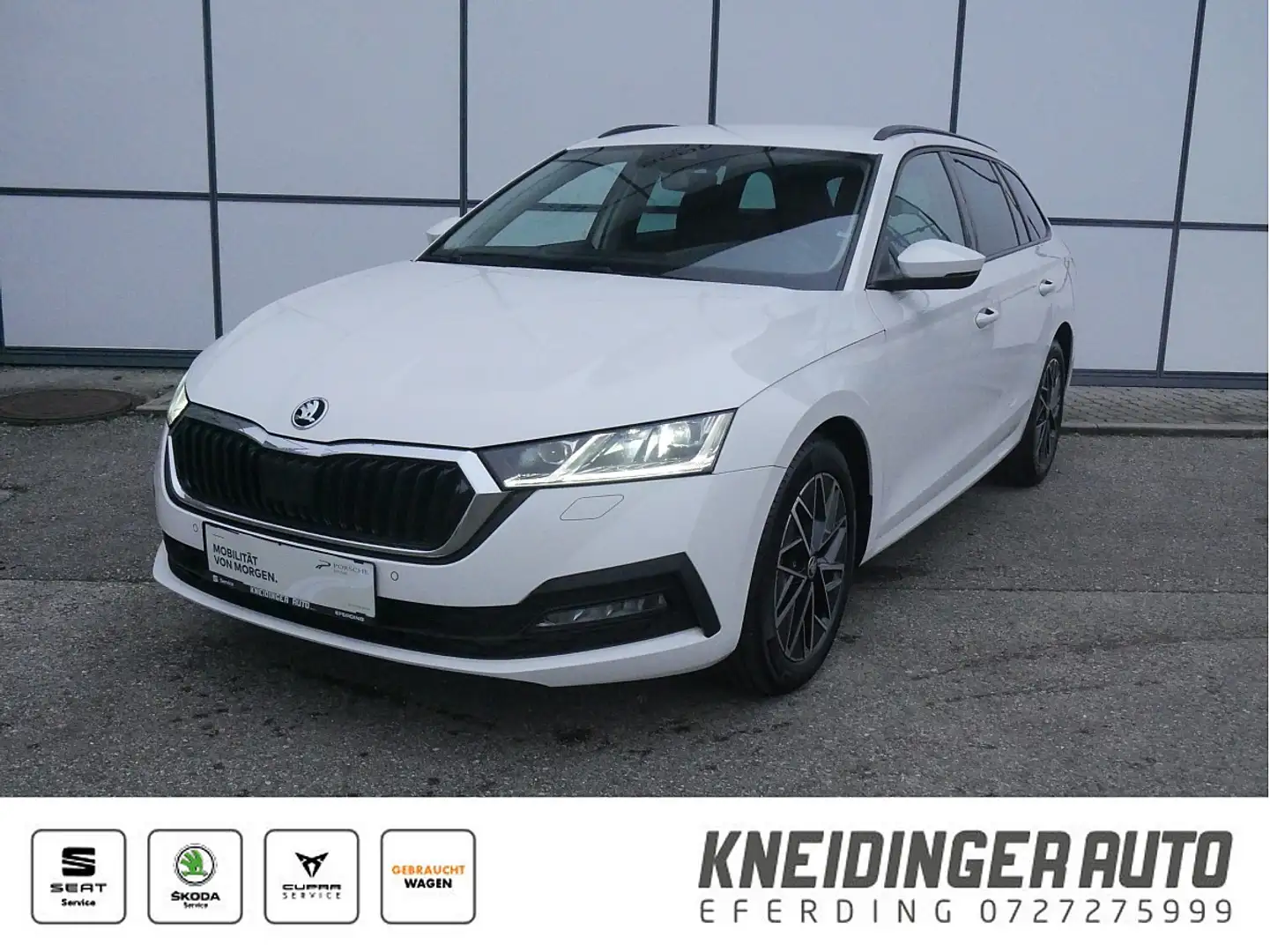 Skoda Octavia 2,0 TDI Ambition DSG, AHK, Standheizung, ACC, L... Weiß - 1