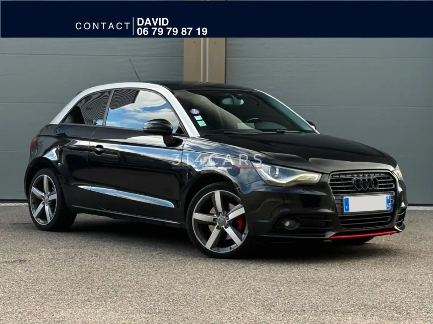 Audi A1 1.4 TFSI 122 S-tronic Noir - 1