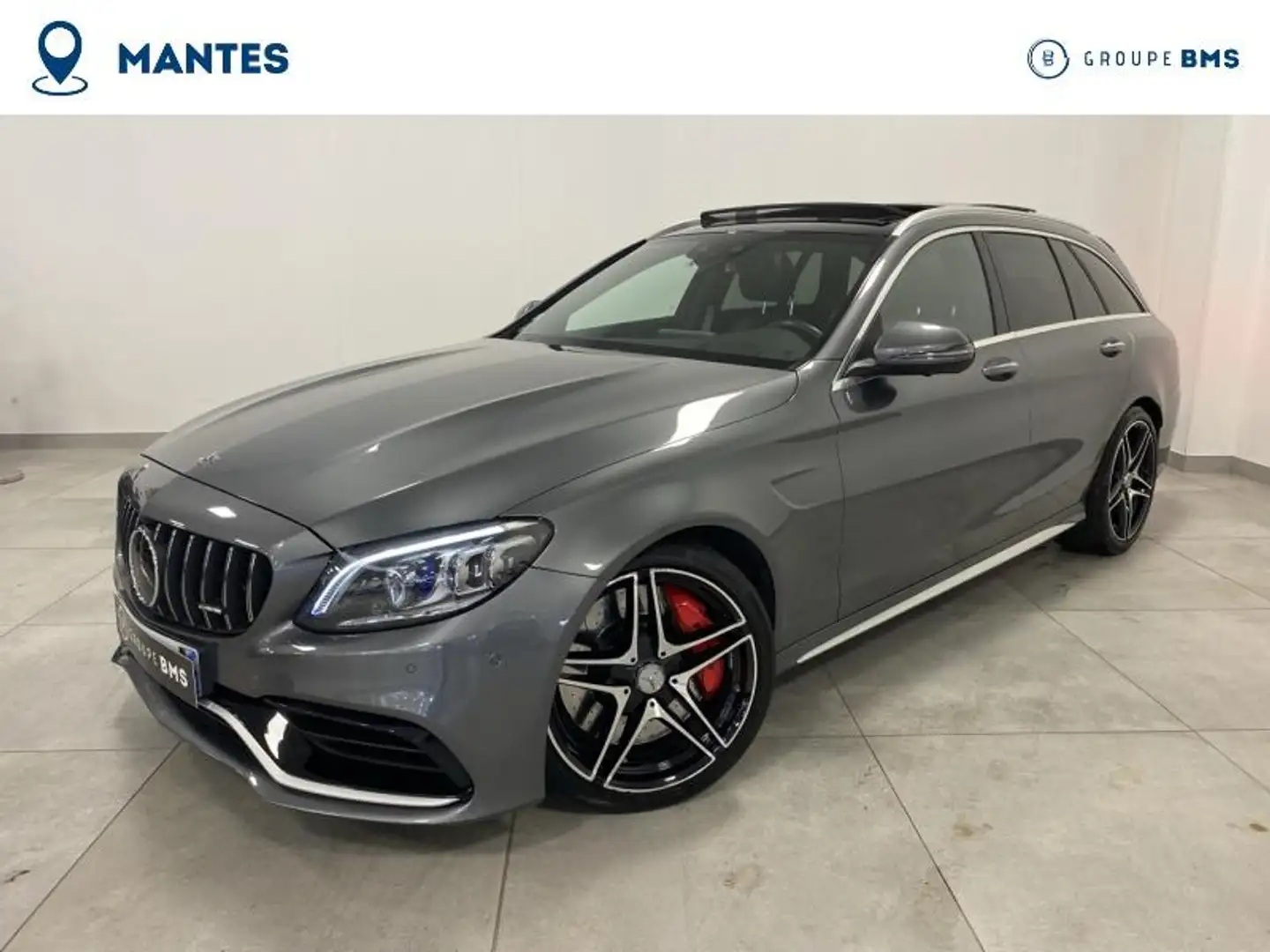 Mercedes-Benz C 63 AMG 63 AMG S 510ch 4Matic Speedshift MCT AMG Gris - 1