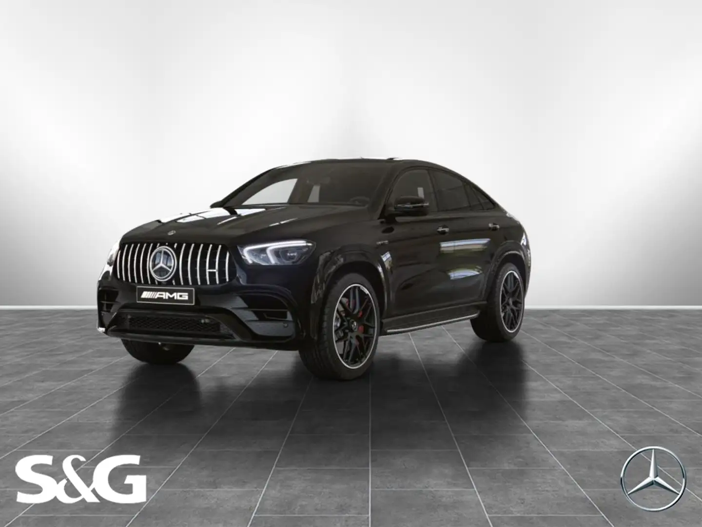 Mercedes-Benz GLE 63 AMG S 4M+ Coupé 360°+Pano+MBUX+M-LED+22 Zwart - 1