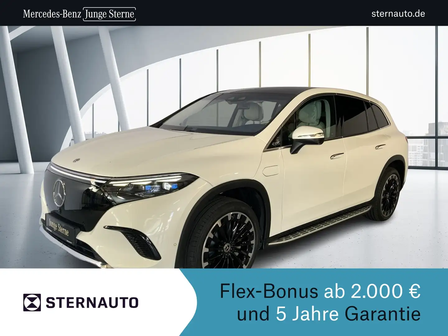 Mercedes-Benz EQS SUV EQS 450+ SUV Hyperscreen HUD AHK Akustik-Komfort Weiß - 1