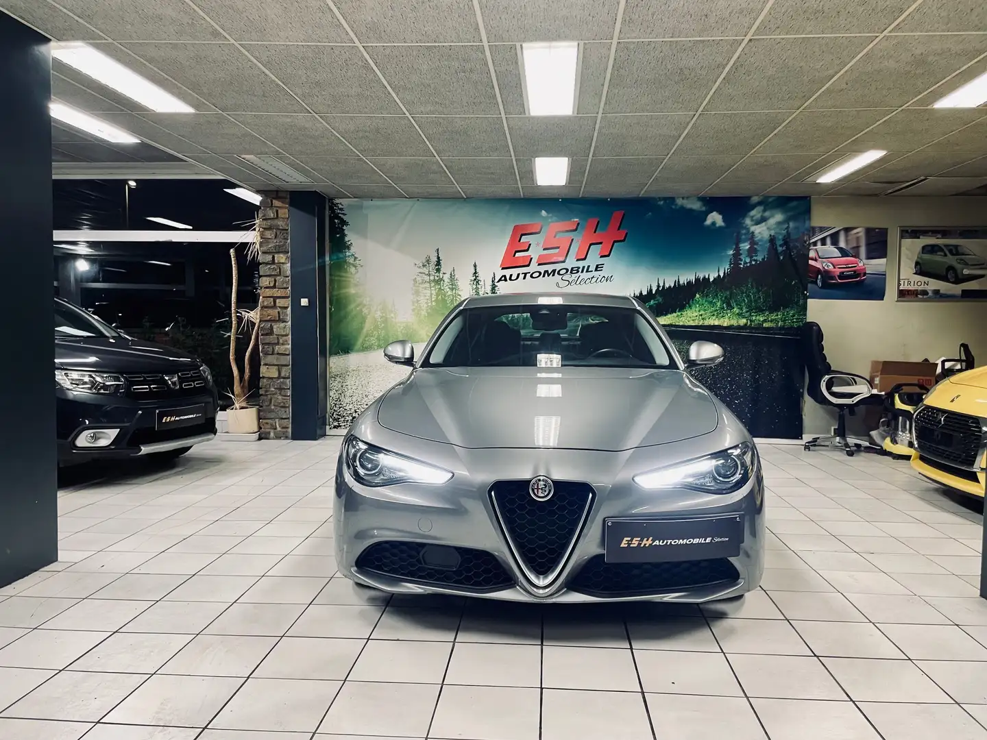 Alfa Romeo Giulia 2.2 JTDm LED/CUIR/GPS/ GARANTIE 12 MOIS Grijs - 2