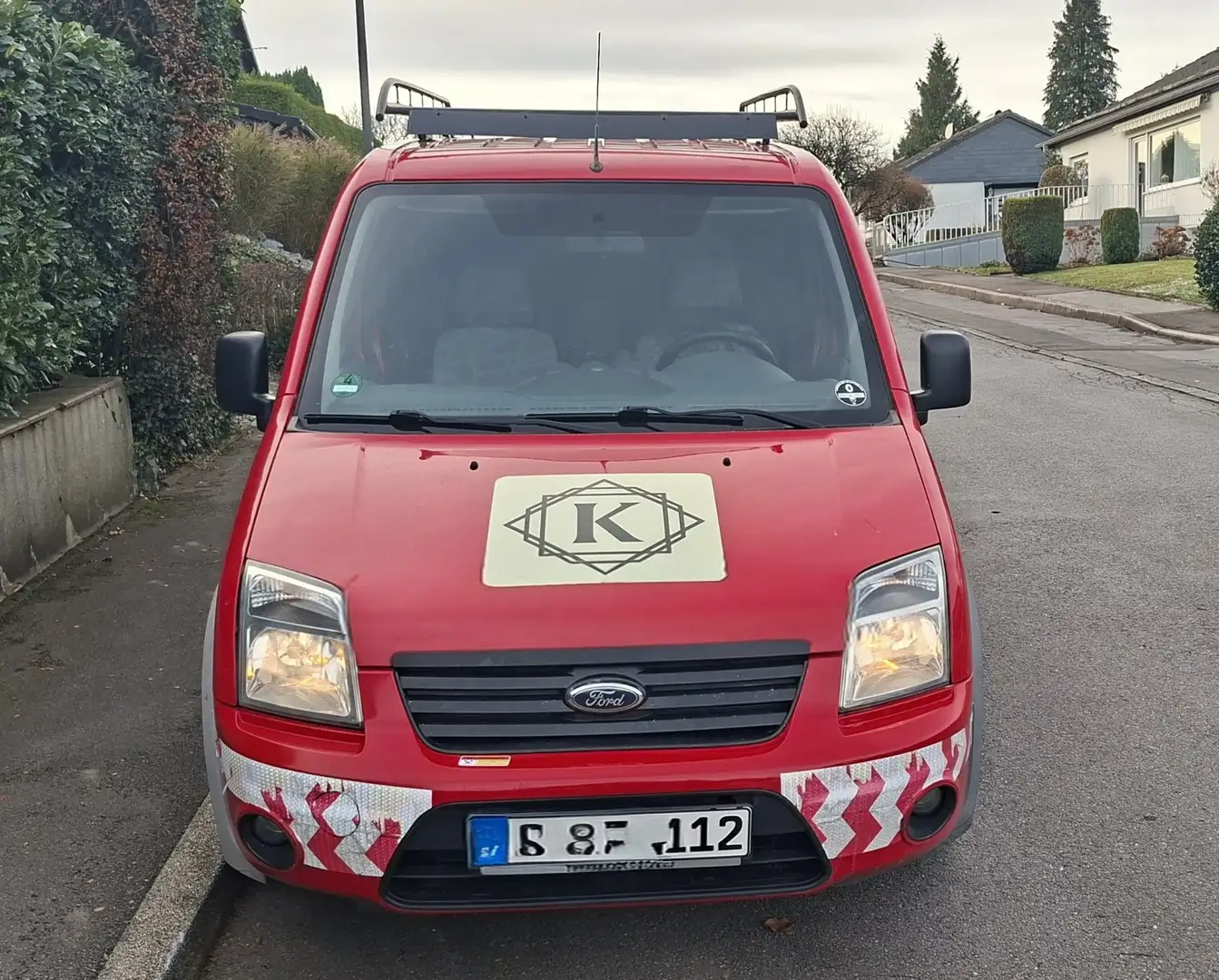 Ford Transit Connect Kasten Trend (2009->) Rot - 1