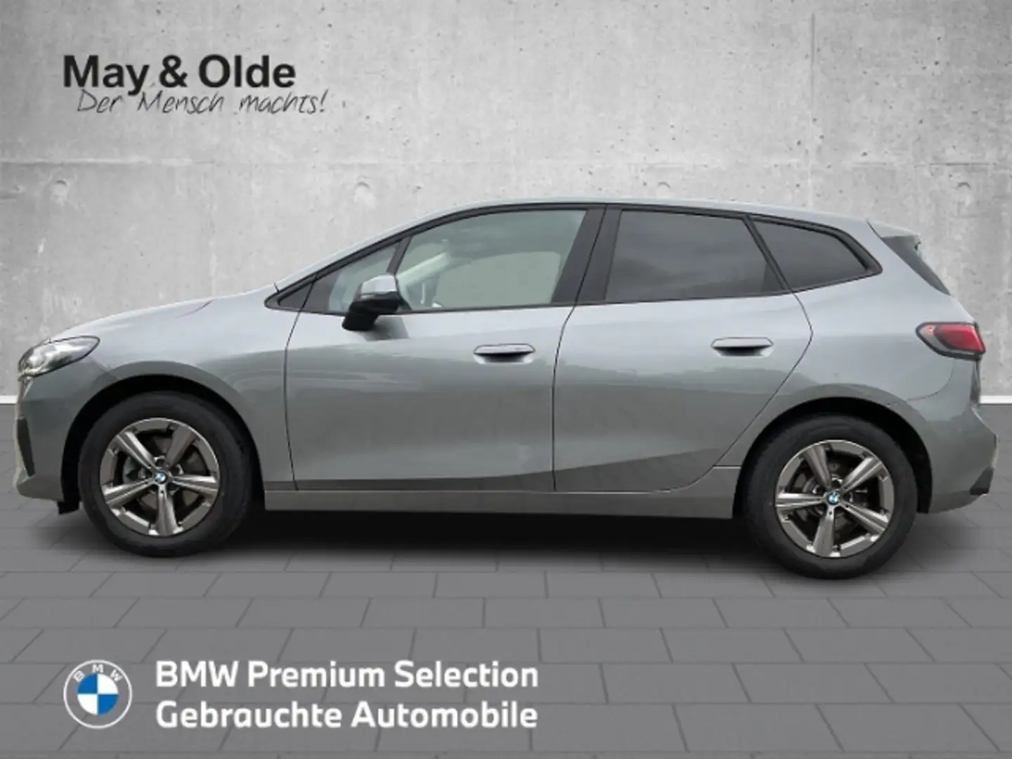 BMW 218 Active Tourer i 17'' AHK Navi LED RFK PDC Grau - 2