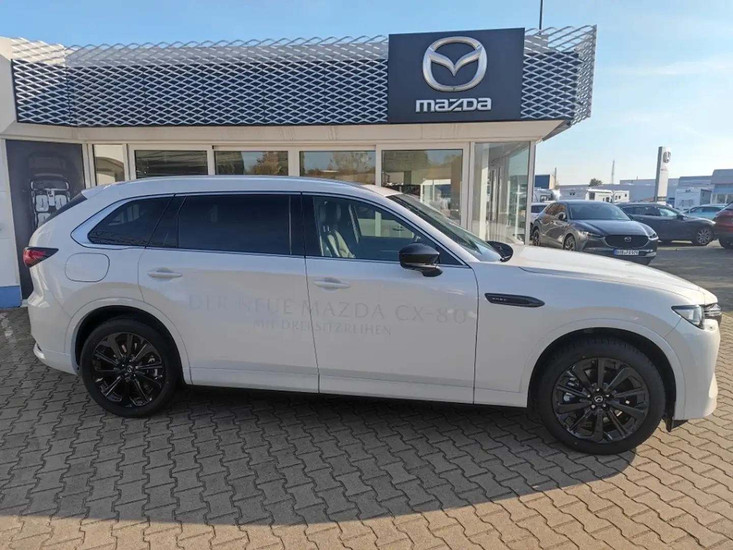 Mazda CX-80 2.5L e-SKYACTIV PHEV 327ps Homura, 7 Sitzer, 360 G Blanc - 2