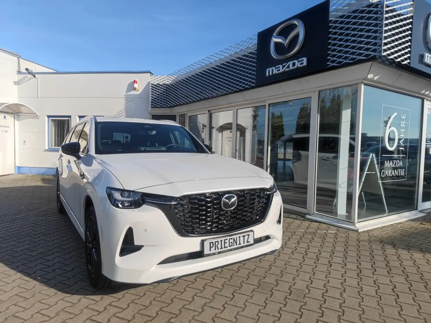 Mazda CX-80 2.5L e-SKYACTIV PHEV 327ps Homura, 7 Sitzer, 360 G Blanc - 1