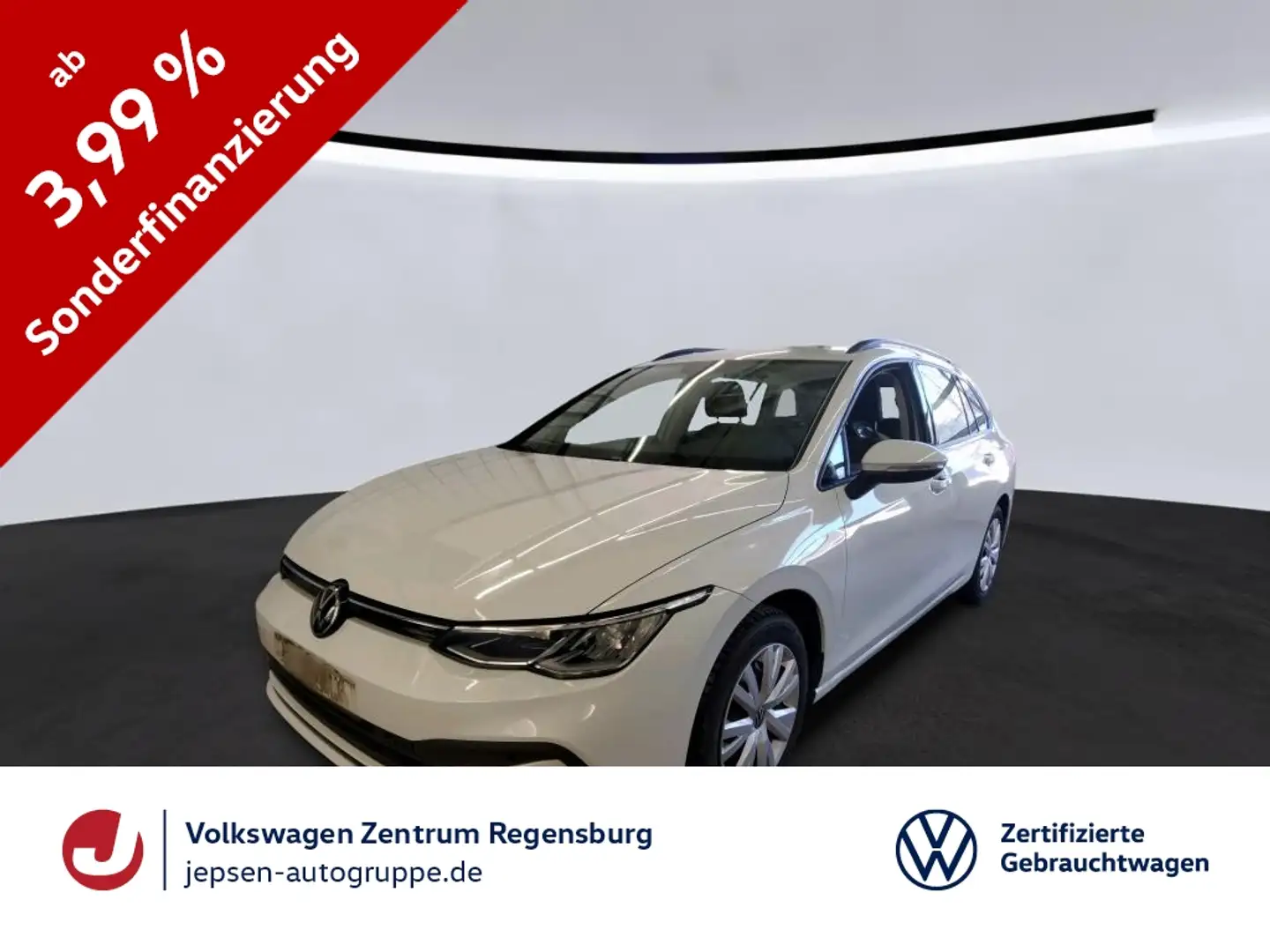 Volkswagen Golf Variant Life 2.0 TDI DSG ACC NAVI SHZ LED Weiß - 1
