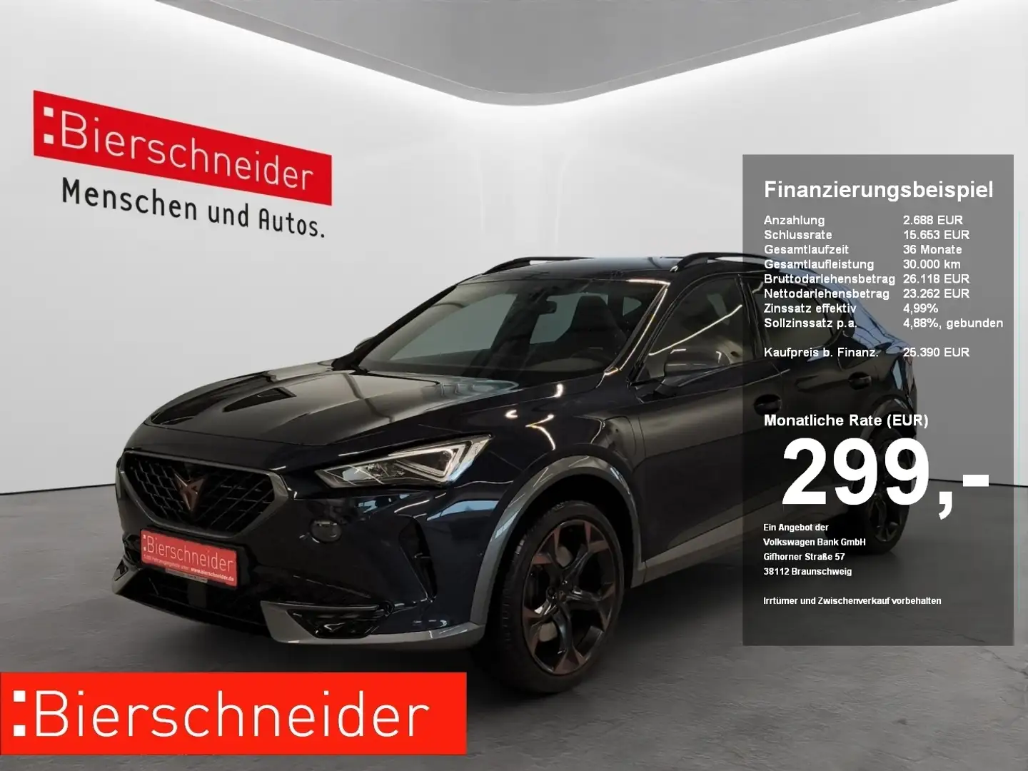 CUPRA Formentor 1.4 e-HYBRID DSG VZ LED NAVI DCC 19 AHK TOP-VIEW E Blau - 1