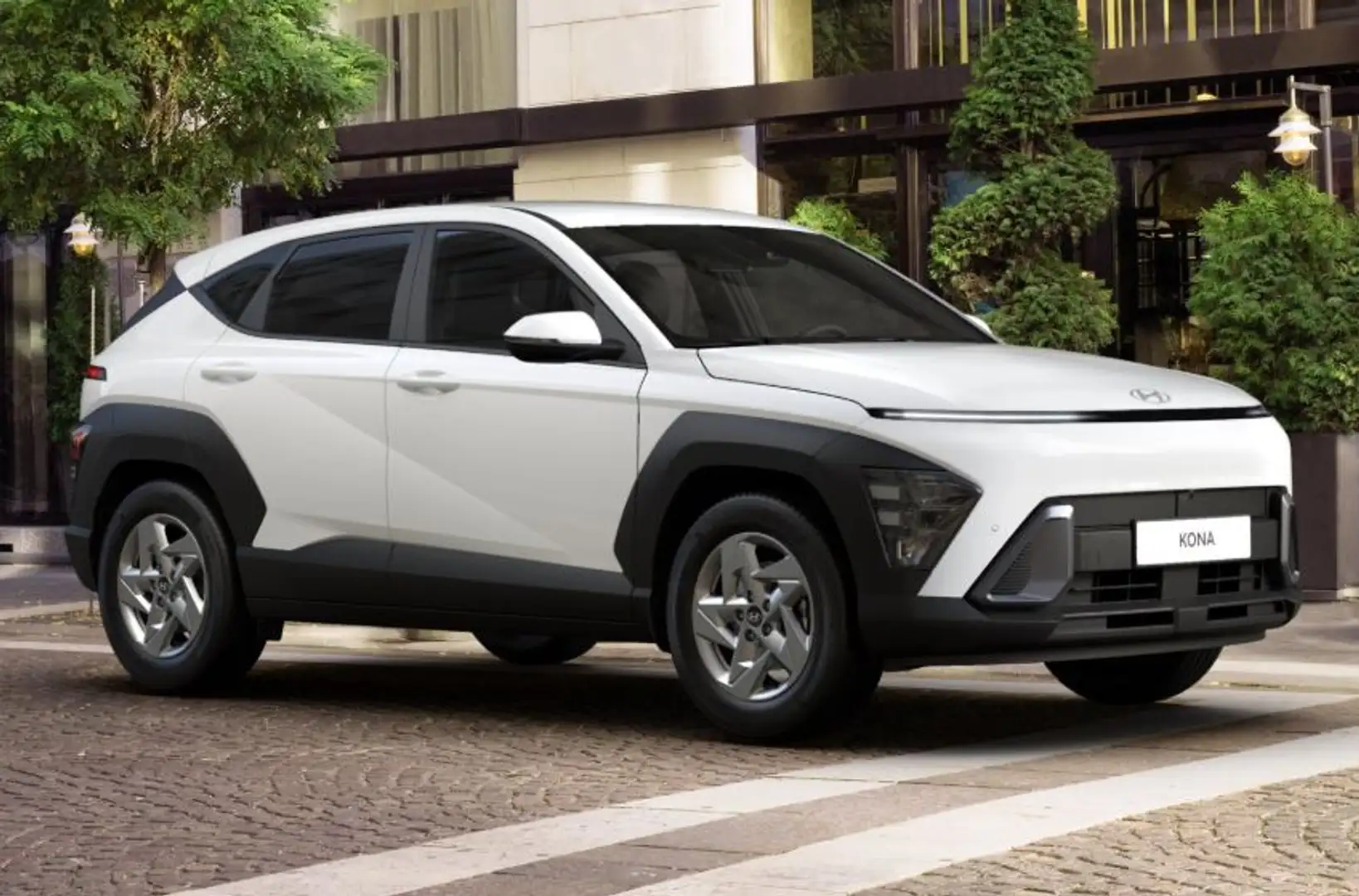 Hyundai KONA (SX2) 1.6 T-GDI (138 PS) 7-DCT 2WD Select Funktion Weiß - 1