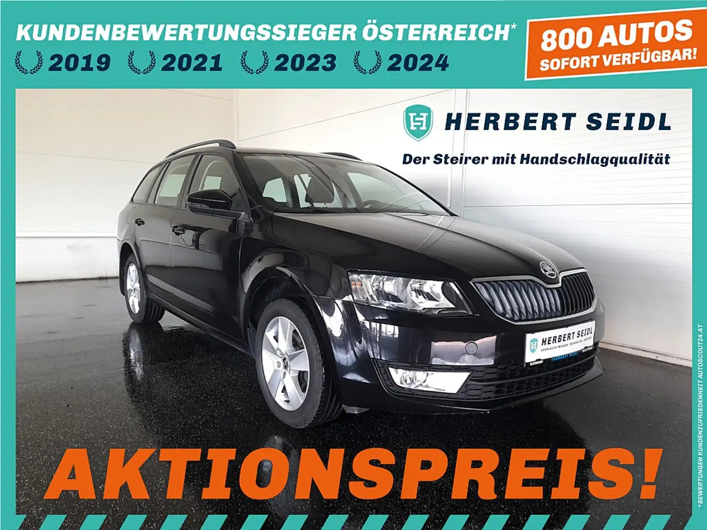 Skoda Octavia Combi Amb 4x4 1,6 TDI *TEMPOMAT / PDC / SHZG / ... Schwarz - 1