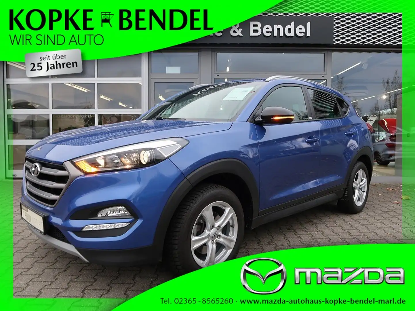 Hyundai TUCSON 1.6 Passion*Allwetter*Kamera*AHK* Hyundai Tucson 1 Blau - 1