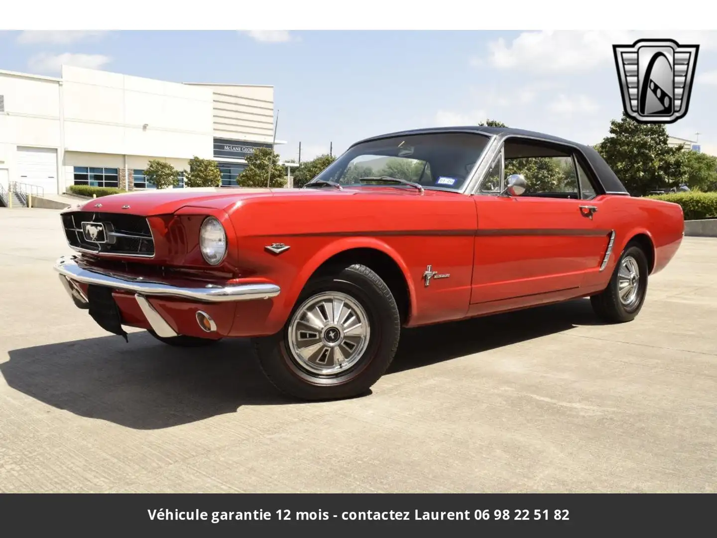 Ford Mustang 289 V8 1965 Tout compris Rosso - 1