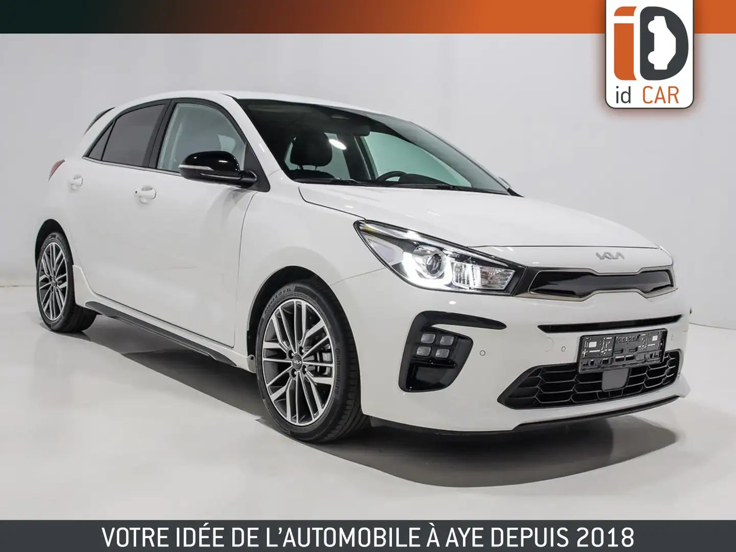 Kia Rio 1.0 T GDI 100 GT-LINE SEMI CUIR GPS LED REGU JA17 Wit - 1