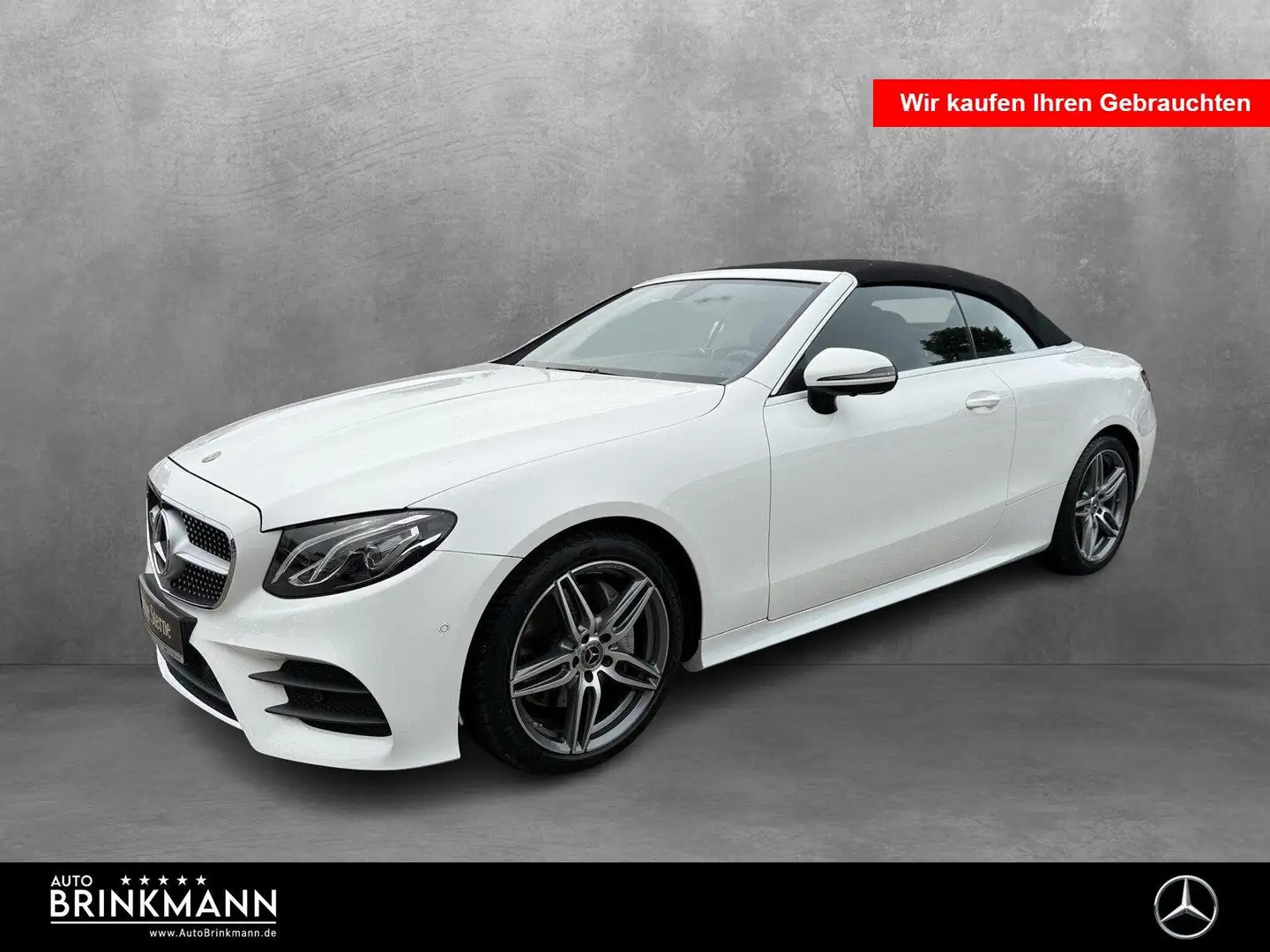 Mercedes-Benz E 200 E 200 Cabriolet AMG-Line/360°Kamera/LED/Navi/SHZ Blanc - 1