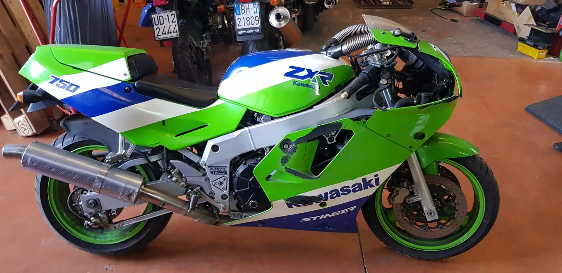 Kawasaki ZXR 750 H1 1989 Verde - 1