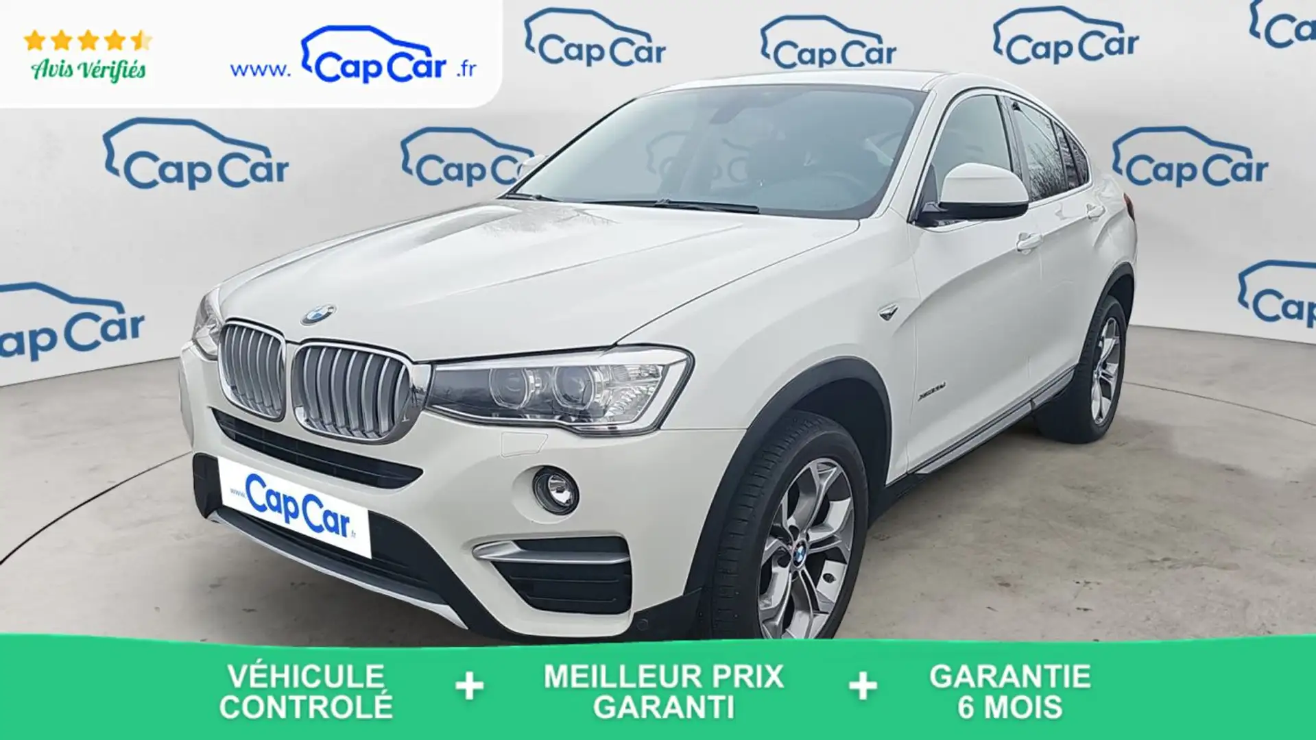 BMW X4 xDrive 20d 190 Steptronic 8 Business Design - Automatique Entretien constructeur Blanc - 1