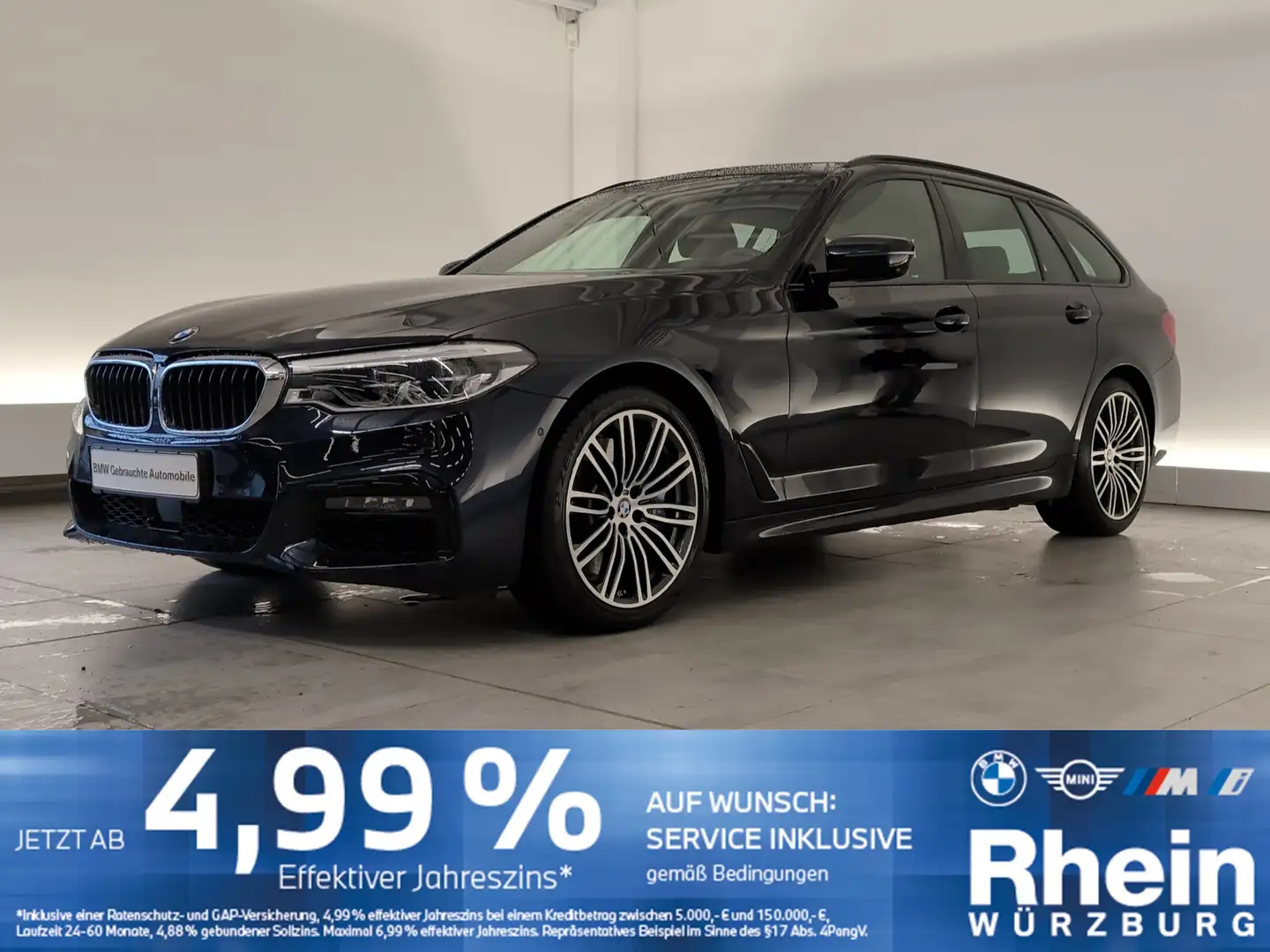 BMW 540 i xDrive Touring M Sportpaket LED/PDC/WLAN LED/PDC Schwarz - 1