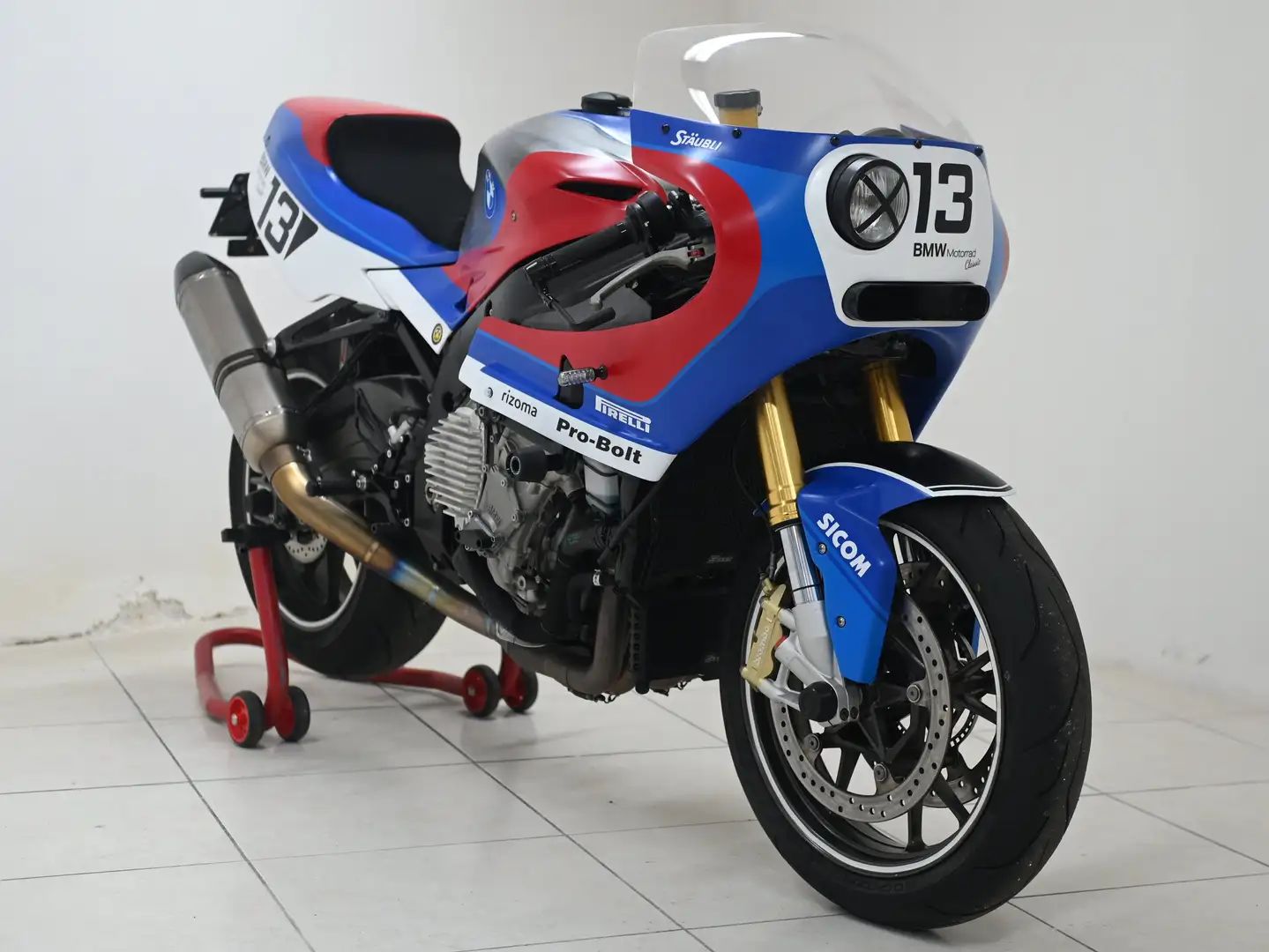 BMW S 1000 RR Special endurance cafe racer Blauw - 1