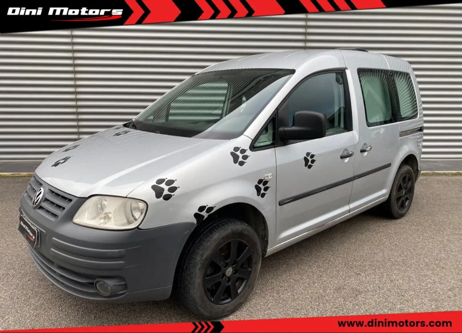 Volkswagen Caddy 1.9 TDI 105CV Van Vetrato 2 POSTI AUTOCARRO Argento - 1