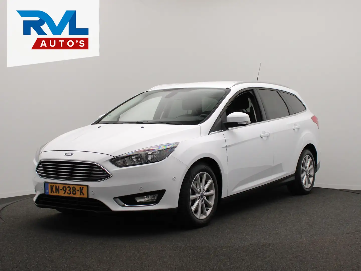 Ford Focus Wagon 1.0 Titanium Trekhaak Navigatie Stoel/Stuurv White - 1