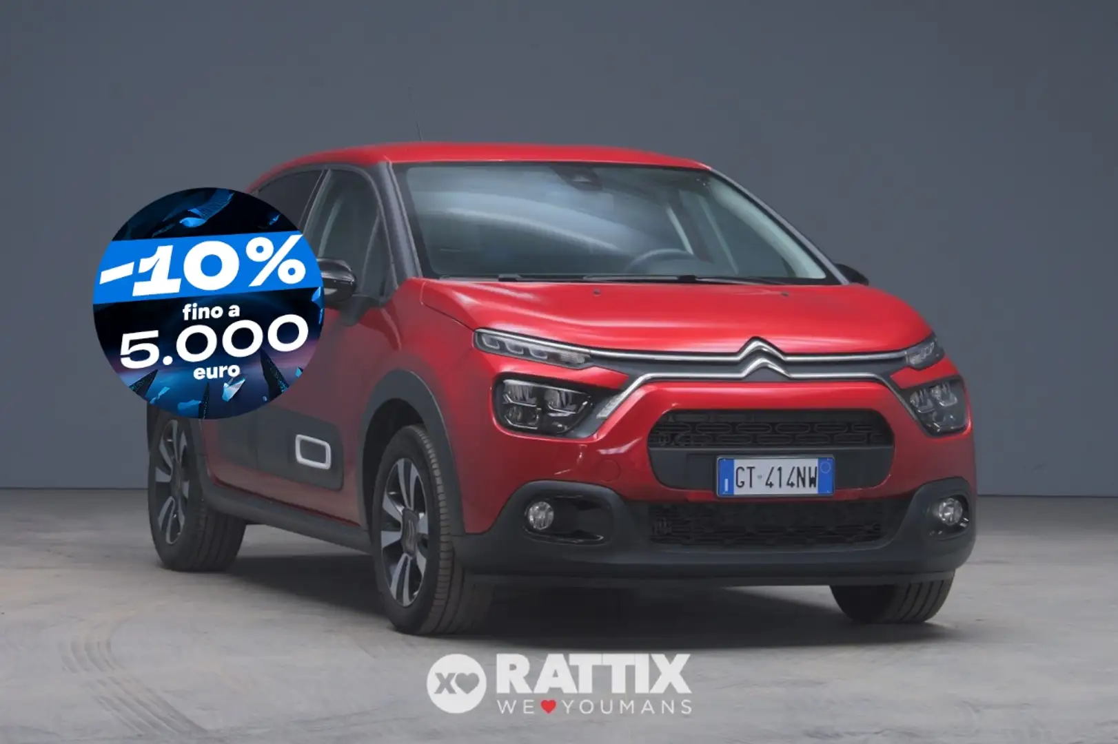 Citroen C3 1.2 Puretech 110CV Max Rouge - 1