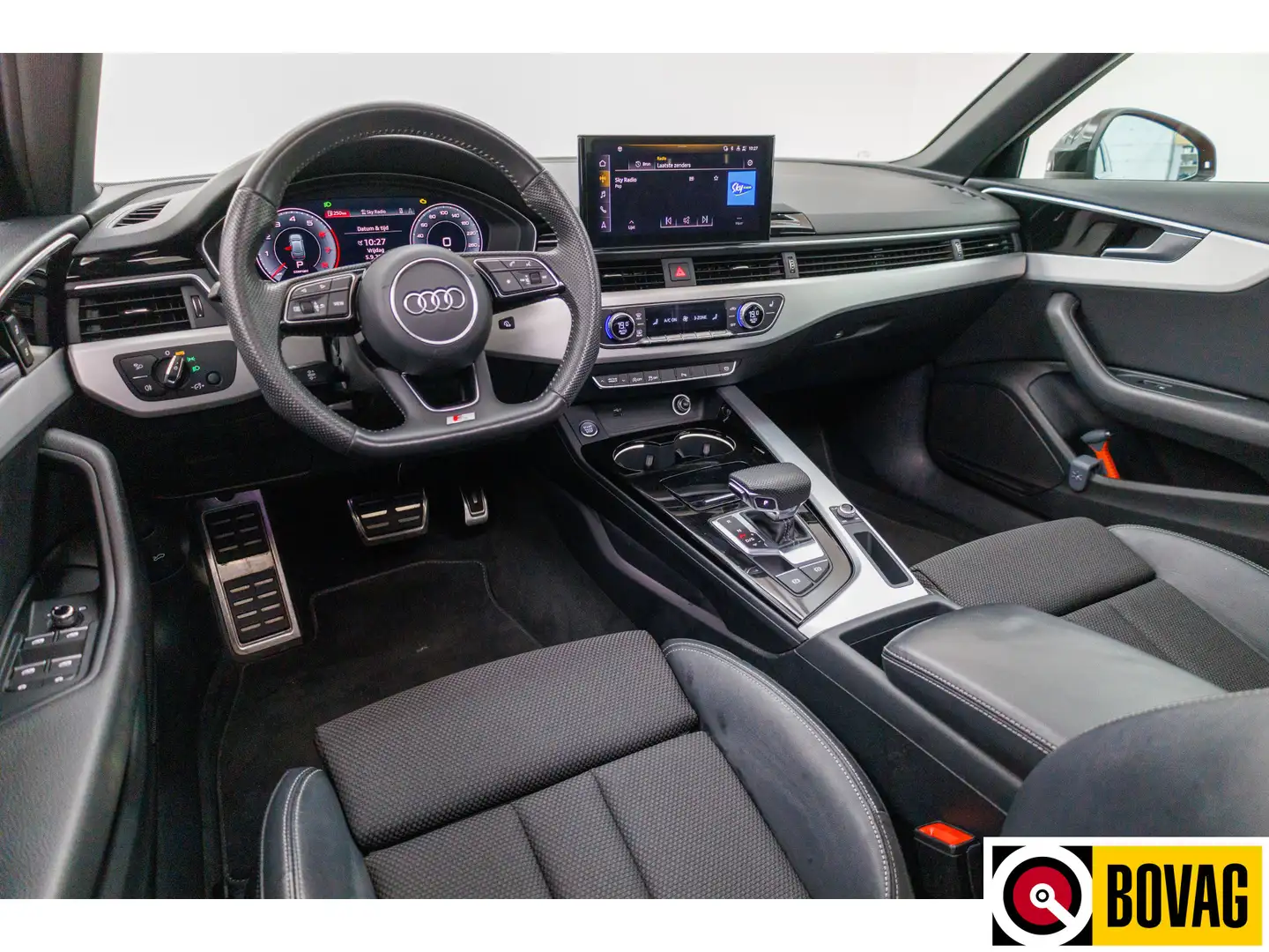 Audi A4 Avant 35 TFSI 3X S-Line 150 PK | NL auto | Black o Rood - 2