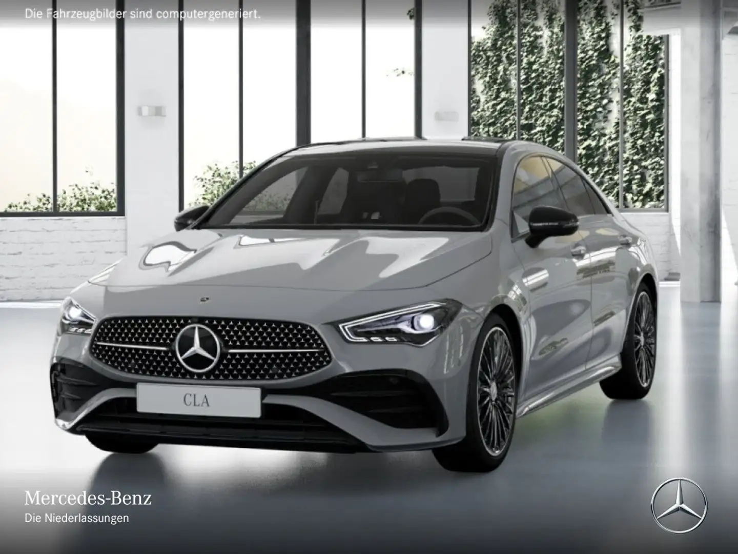 Mercedes-Benz CLA 180 AMG+NIGHT+PANO+360°+LED+TOTW+KEYLESS+7G Grigio - 2