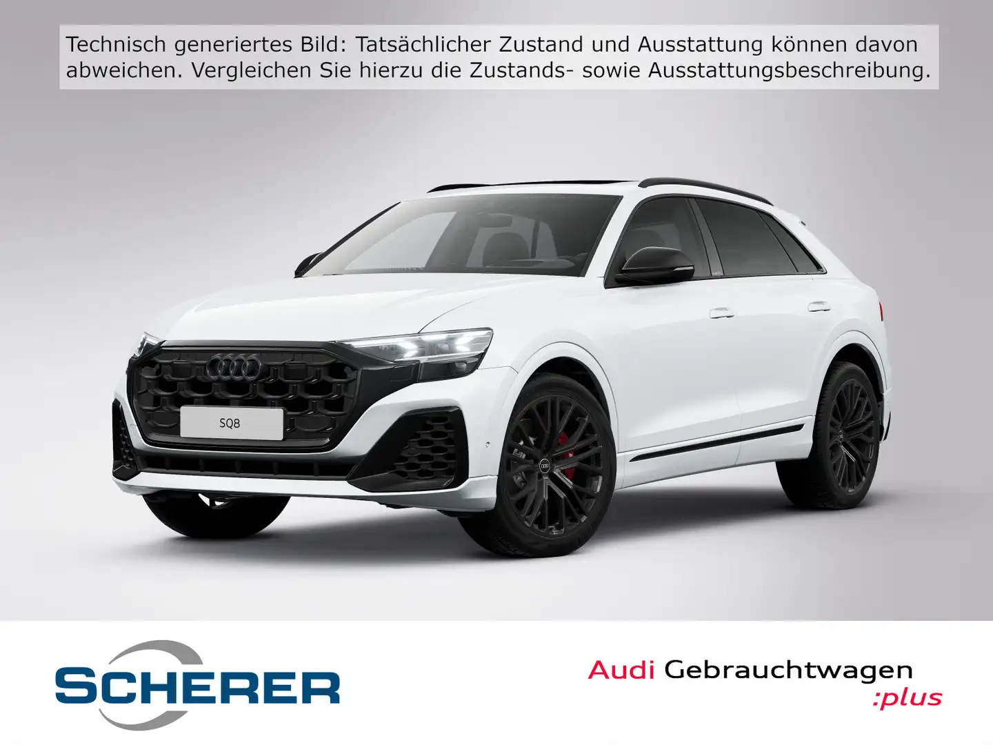 Audi SQ8 *LASER*PANO*HUD*B&O*AHK* Weiß - 1