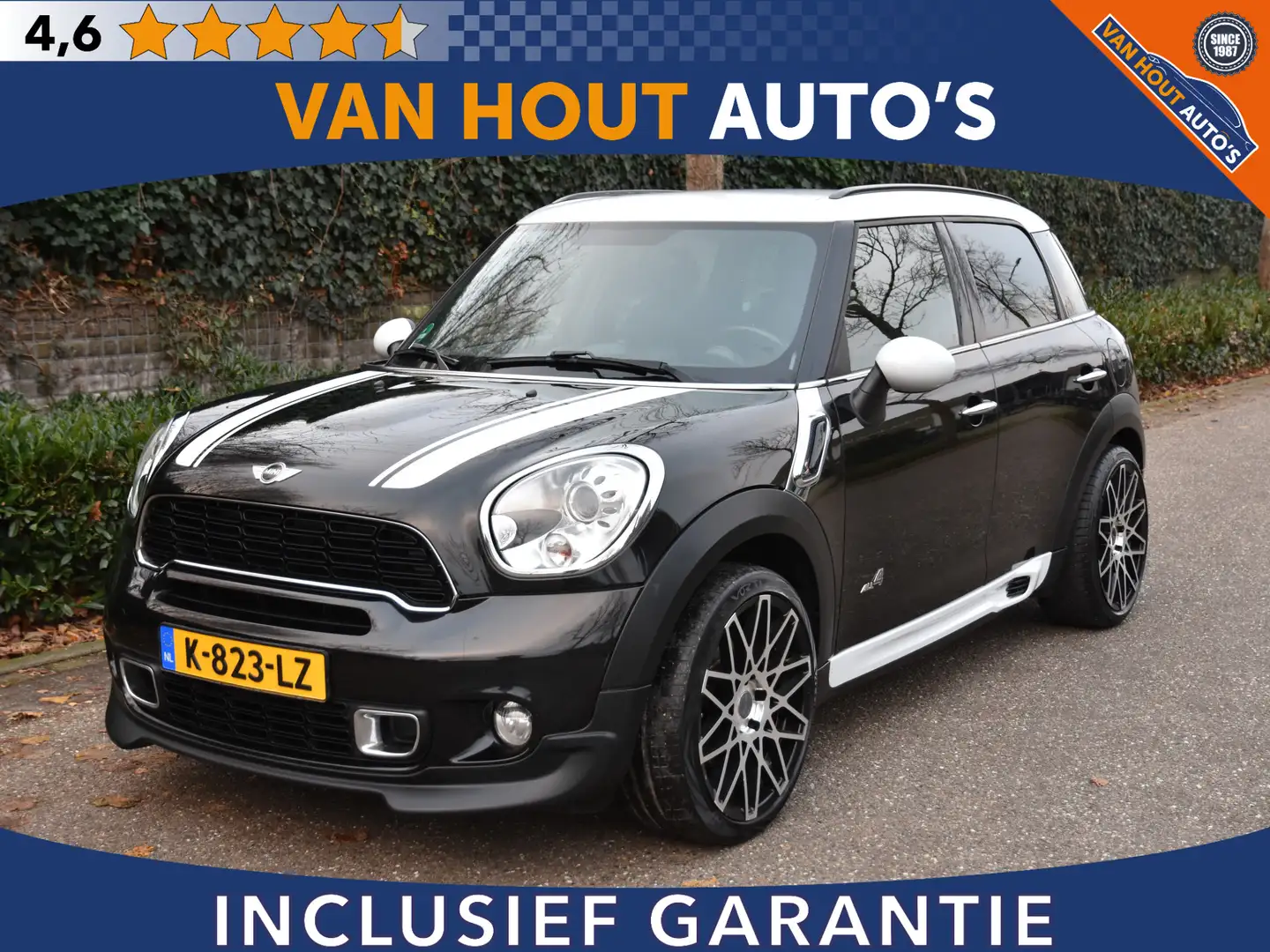 MINI Cooper S Countryman Mini 1.6 ALL4 | 19"LMV | CARPLAY | TREKHAAK Zwart - 1