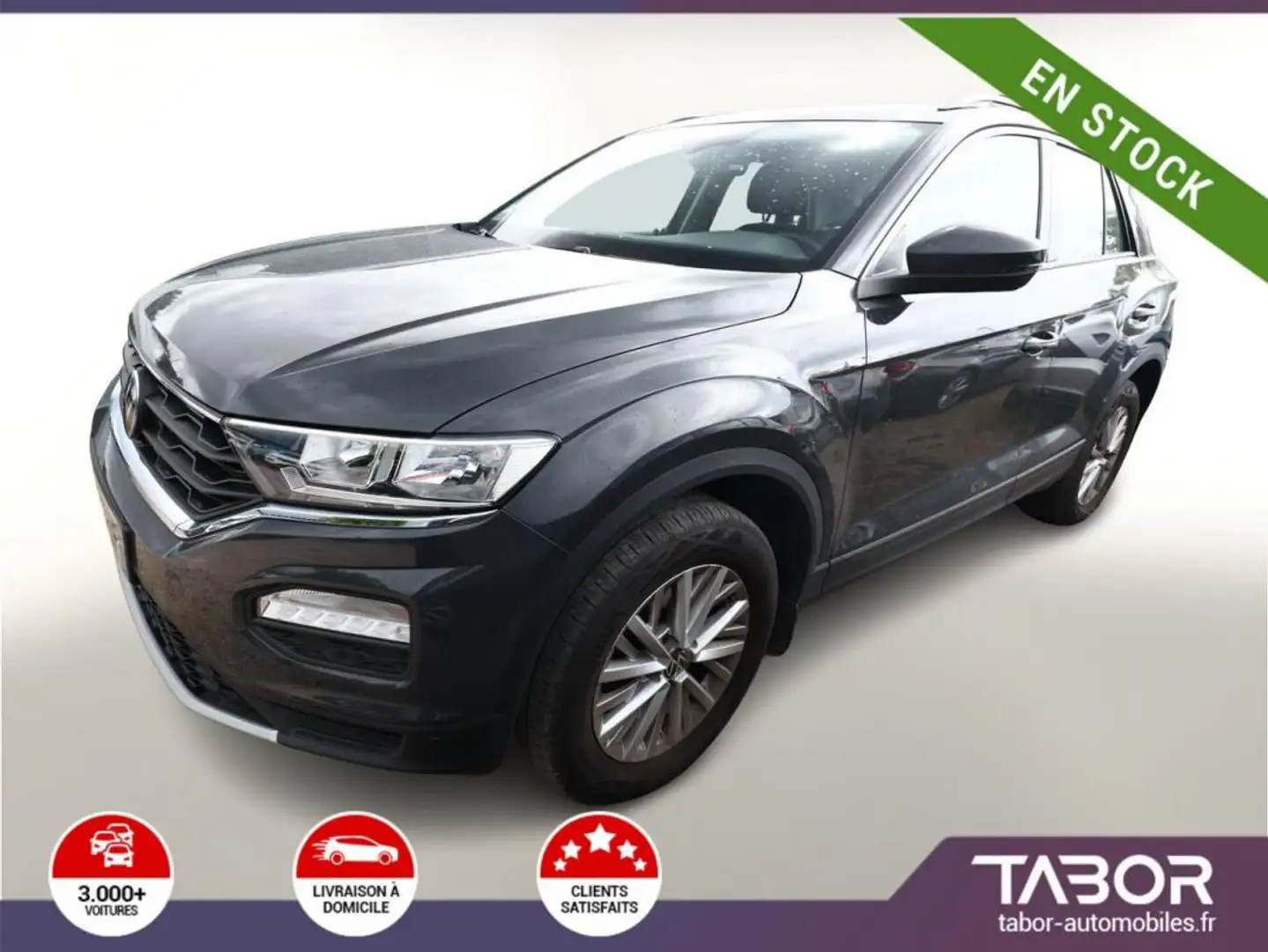 Volkswagen T-Roc 1.0 TSI 110 Style radars ACC Gris - 1
