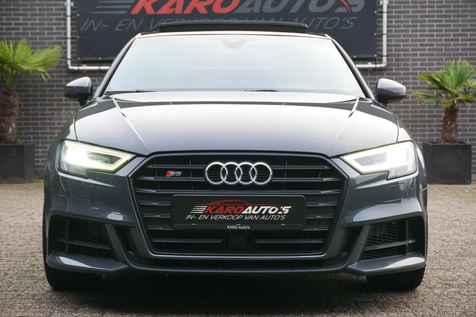 Audi S3 Sportback 2.0 TFSI quattro Pano Leer Matrix ACC VO Grijs - 2