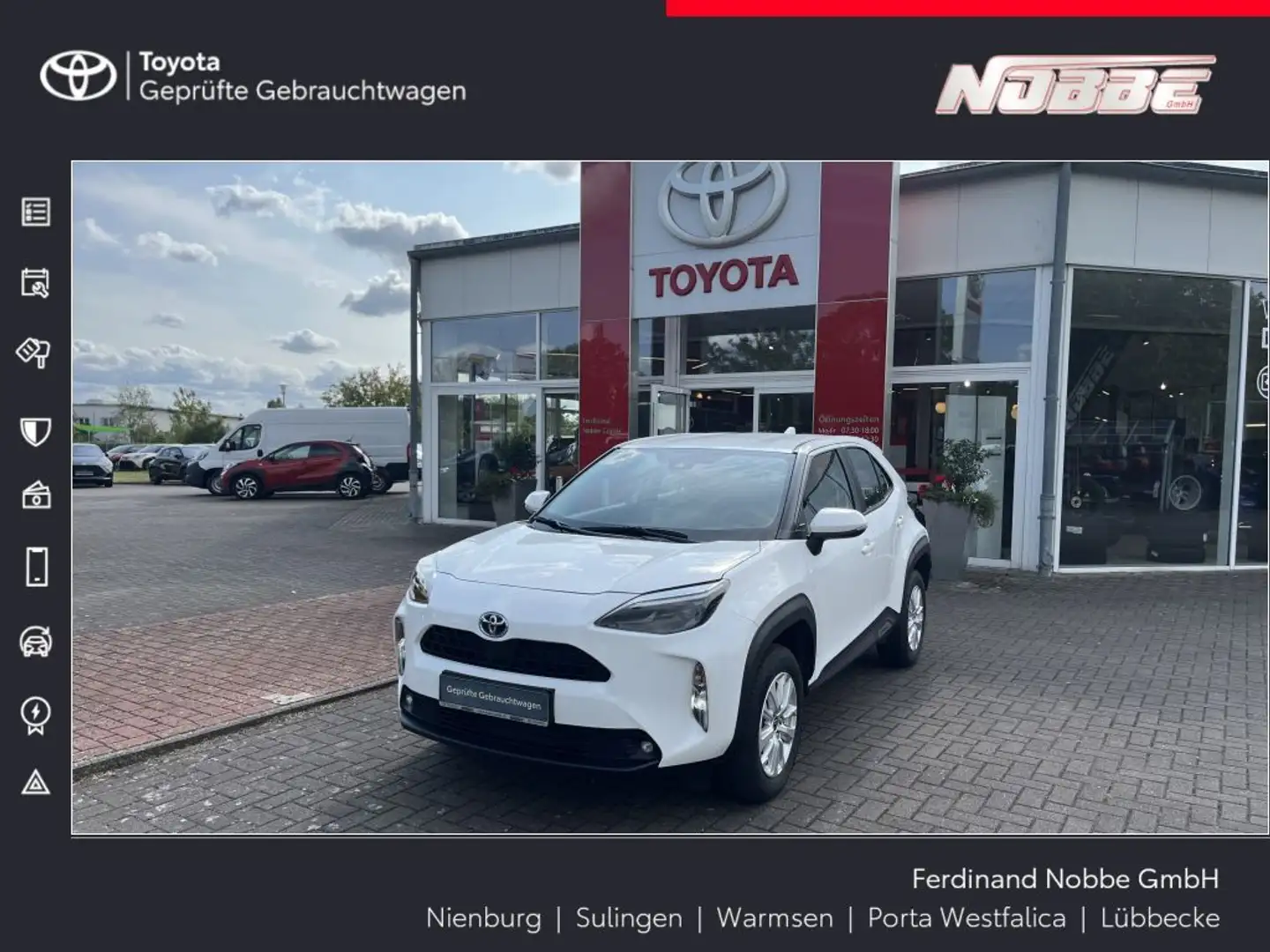 Toyota Yaris Cross Hybrid 1.5 VVT-i Comfort Blanc - 1