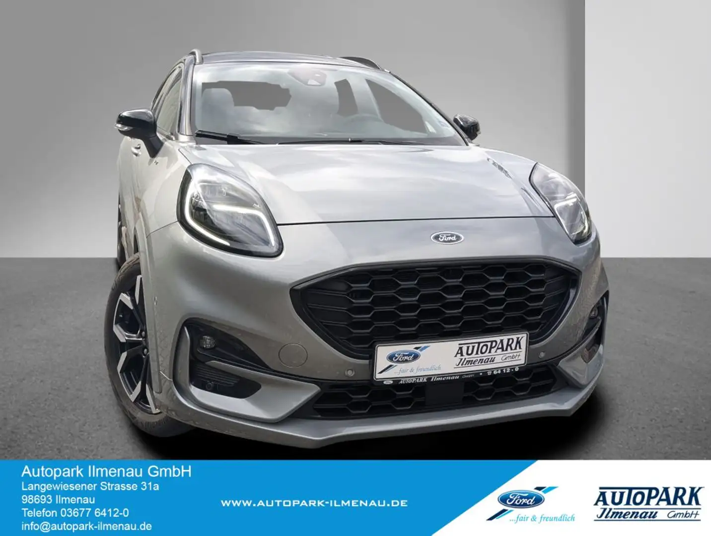 Ford Puma 1.0 EcoBoost Hybrid ST-LINE X; B&O, el. Heckkl. Argent - 1