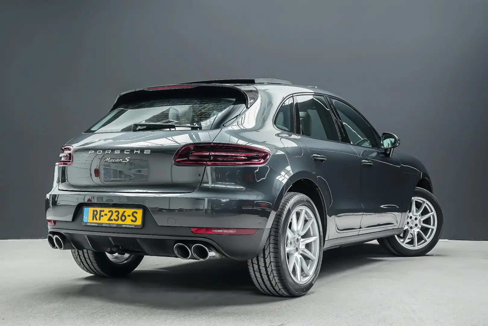 Porsche Macan S 3.0 340pk |pano|Bosé|memory|blind spot|parkeerca Grijs - 2