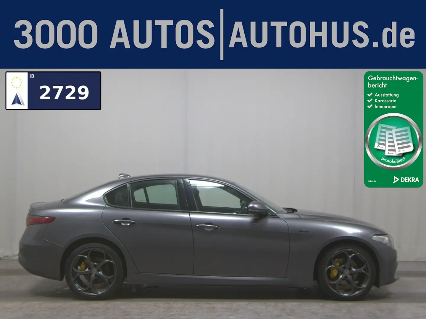 Alfa Romeo Giulia 2.2 JTDM Sprint Navi Xenon RFK Memory AHK Gris - 1