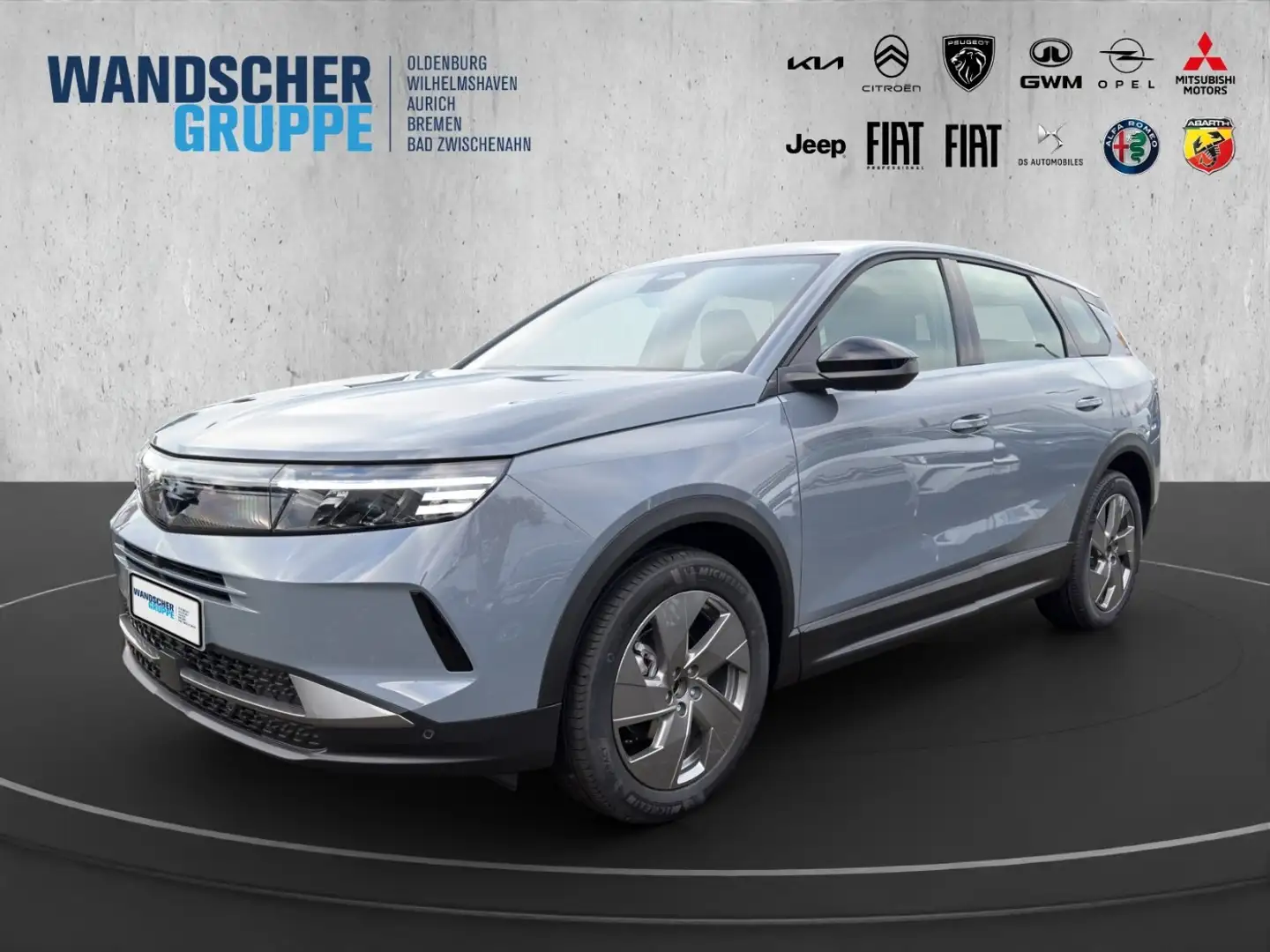 Opel Grandland 1.2 48V Mild- W Edition Kam.+KeyLess Grau - 1