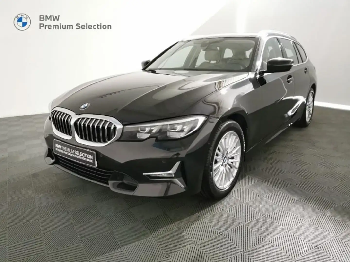 BMW 318 318dA MH 150ch Luxury Noir - 1