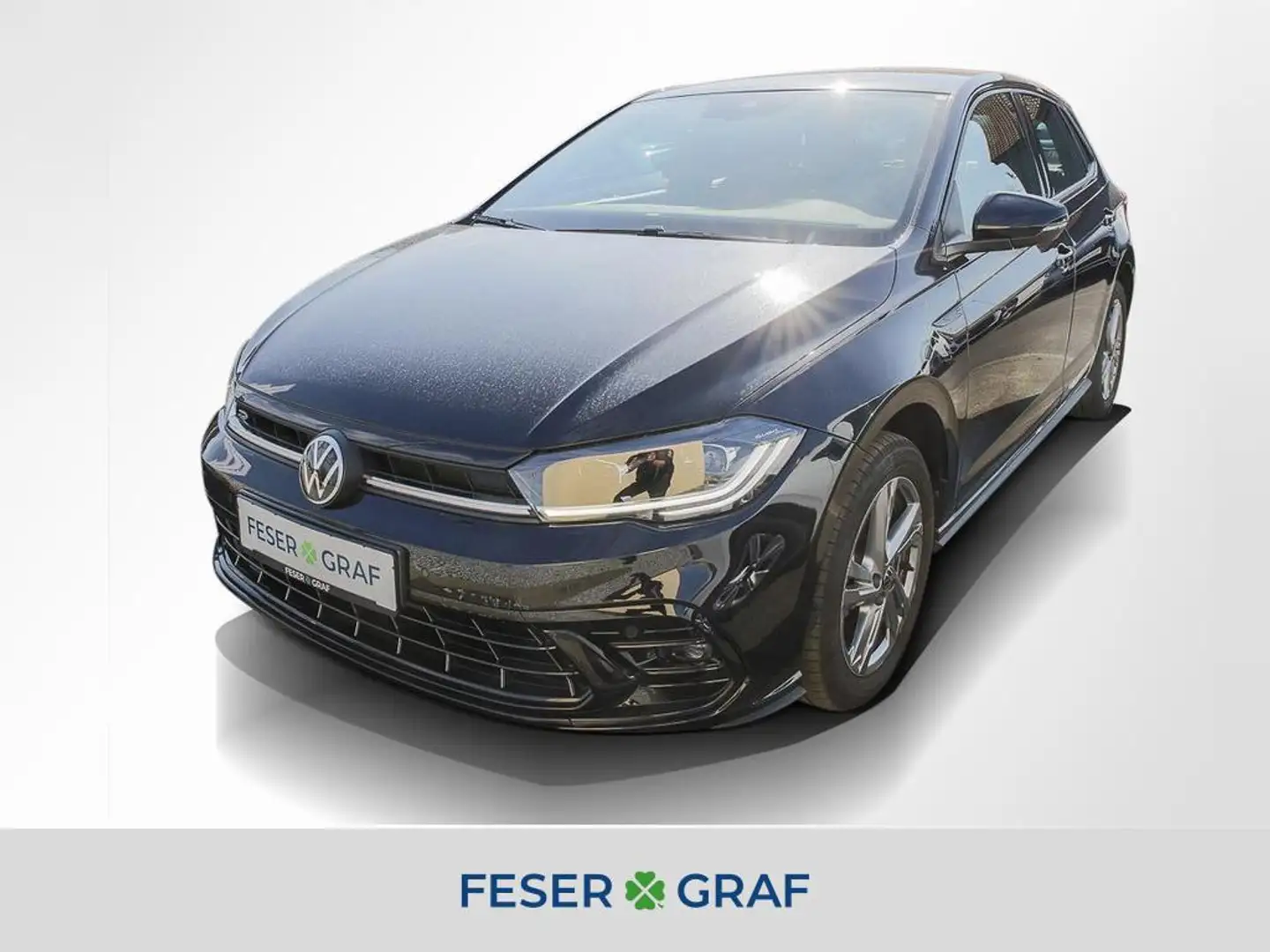 Volkswagen Polo R-Line 1.0 TSI DSG Navi Kamera IQ-LED Schwarz - 1