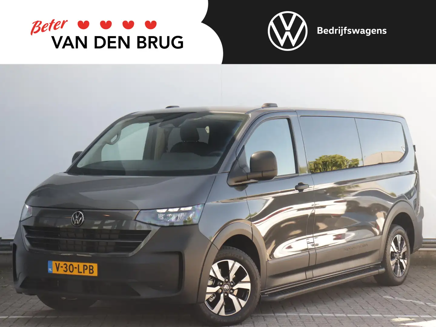 Volkswagen Transporter 2.0 TDI 170pk 4MOTION DC Pan Americana | Leder | T Grijs - 1