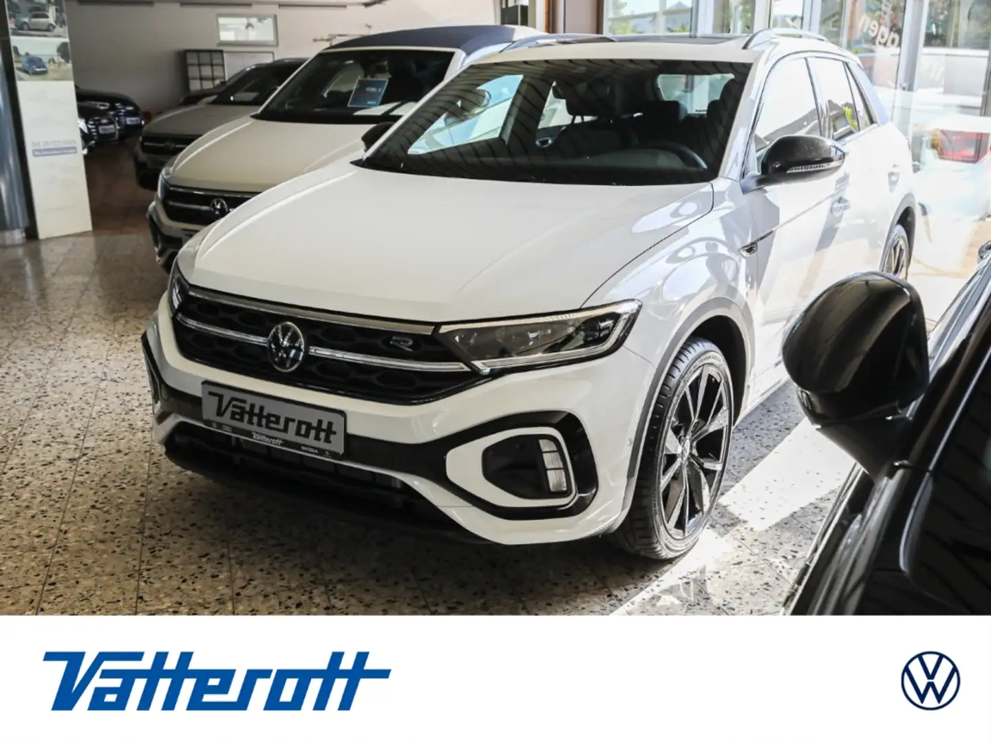 Volkswagen T-Roc 1.5 TSI DSG R-Line Black Style Pano AHK Weiß - 1