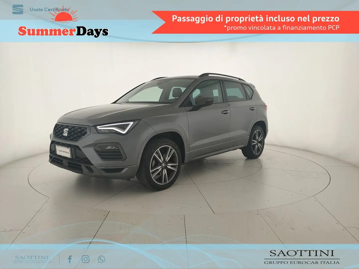 SEAT Ateca 1.5 ecotsi FR 150 CV DSG Grigio - 1
