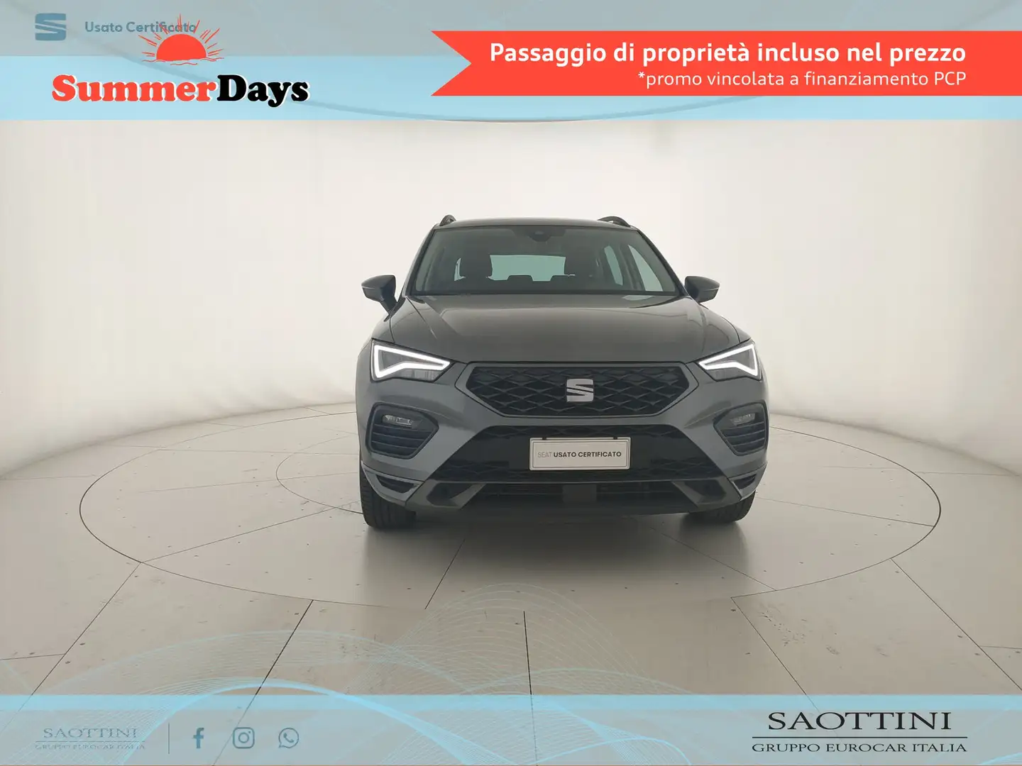SEAT Ateca 1.5 ecotsi FR 150 CV DSG Grigio - 2
