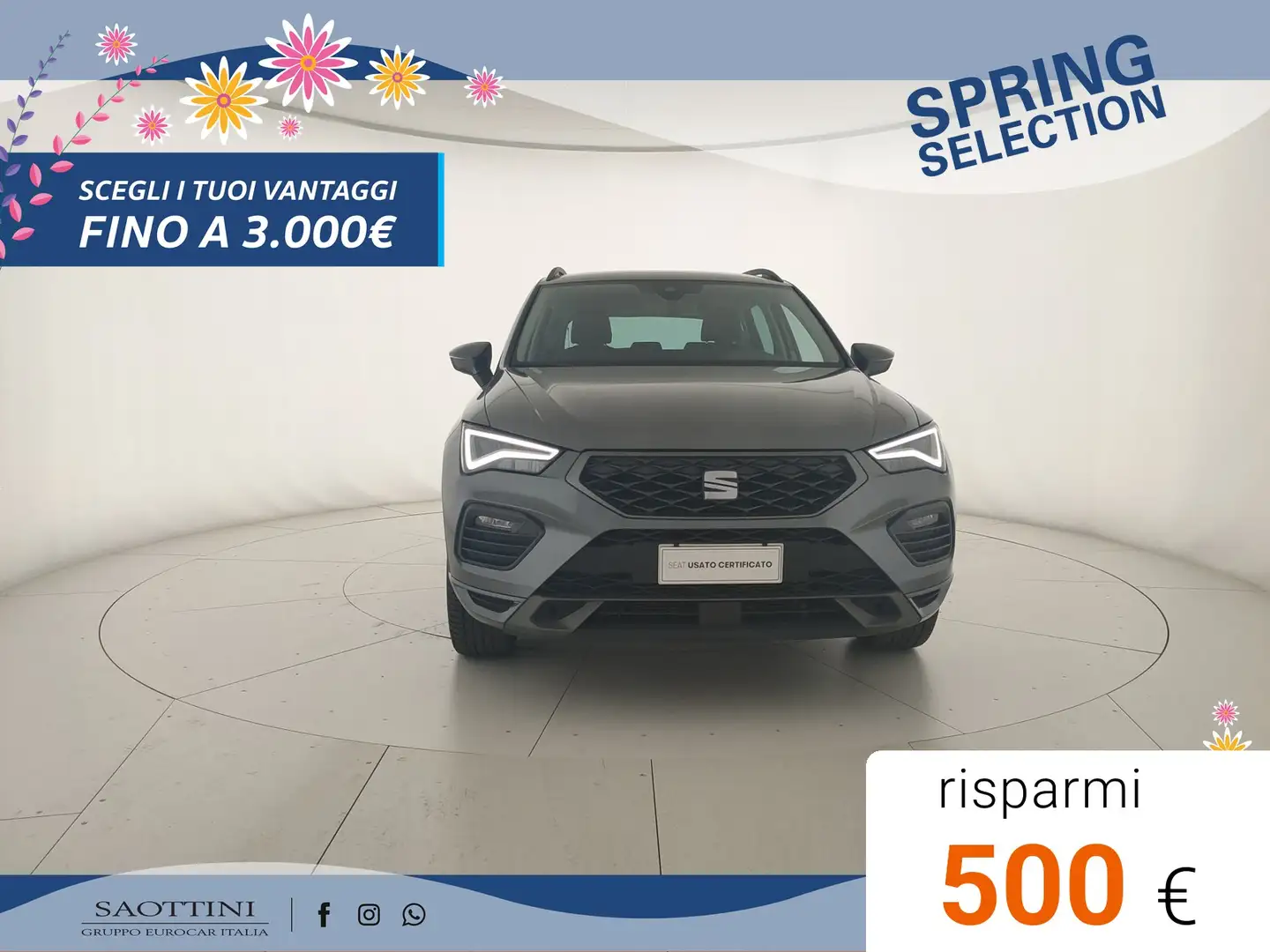 SEAT Ateca 1.5 ecotsi FR 150 CV DSG Gris - 2