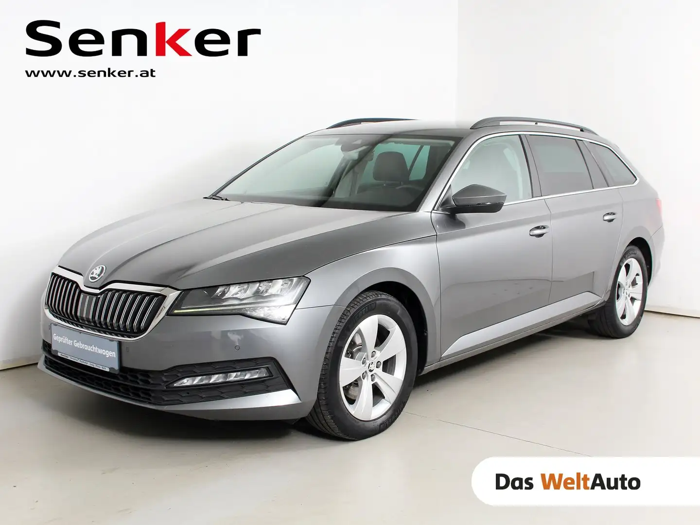 Skoda Superb Ambition TDI DSG Gris - 1
